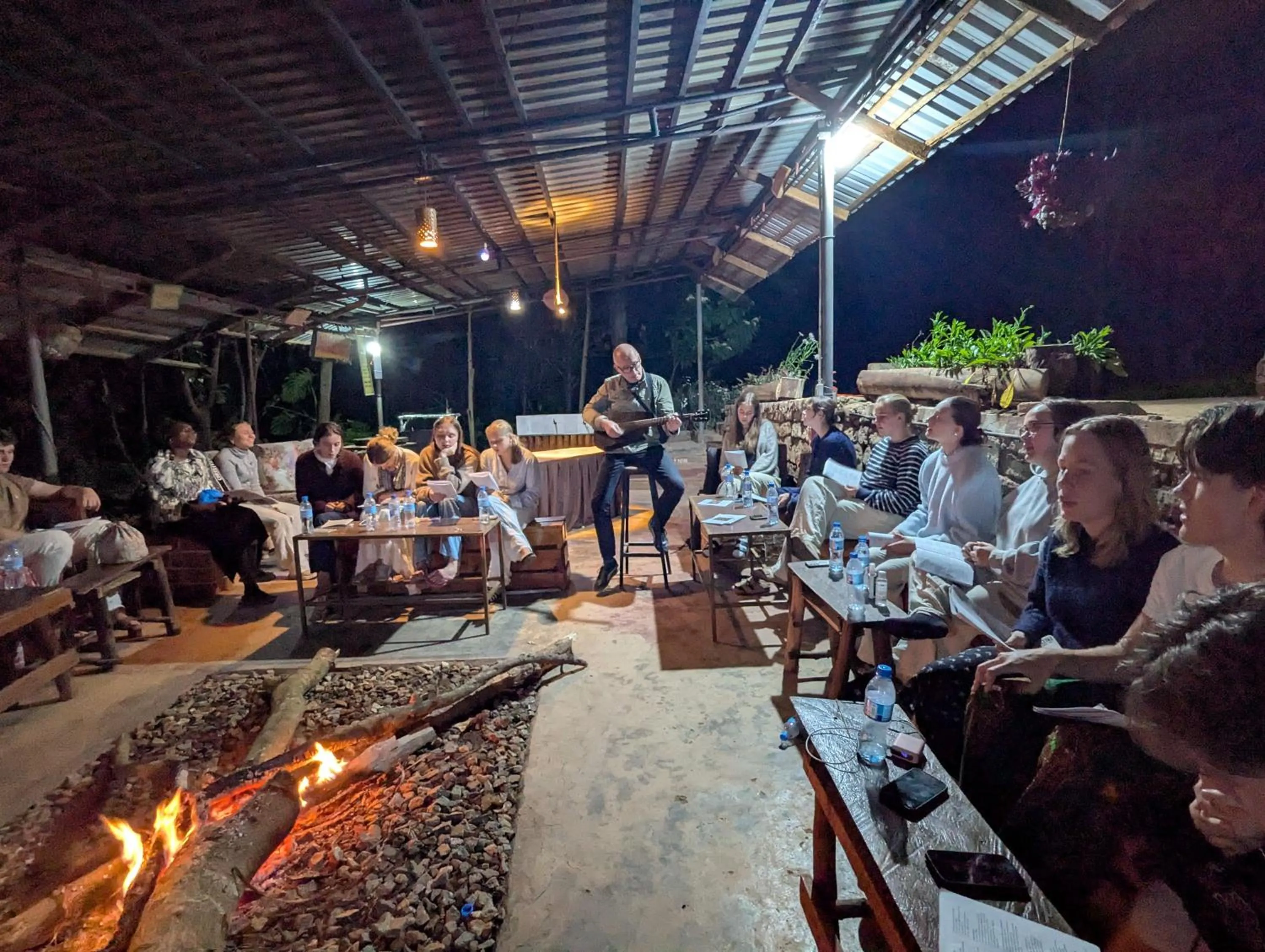 Evening entertainment in LUSHOTO EXECUTIVE LODGE