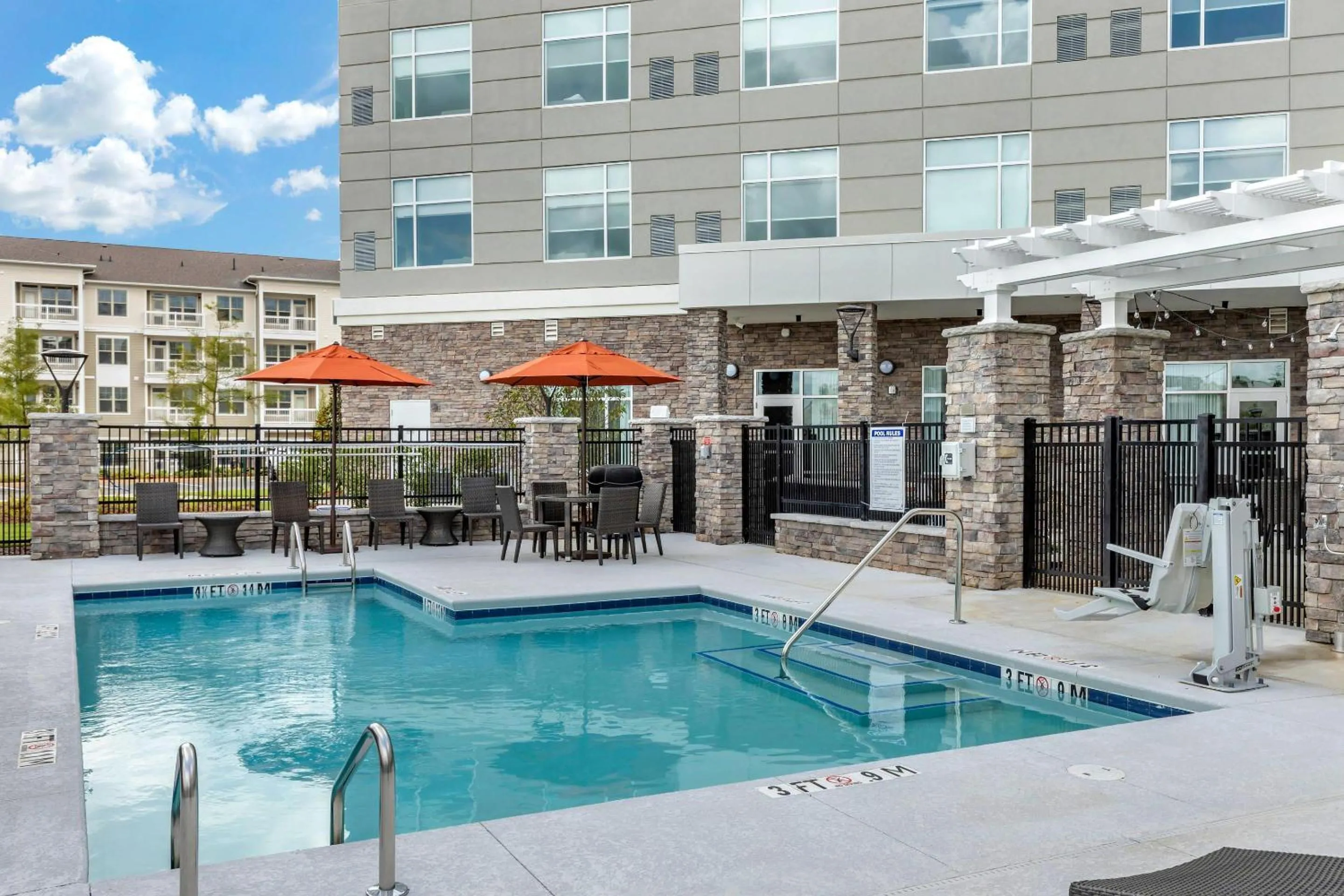 Swimming pool in Cambria Hotel Greenville