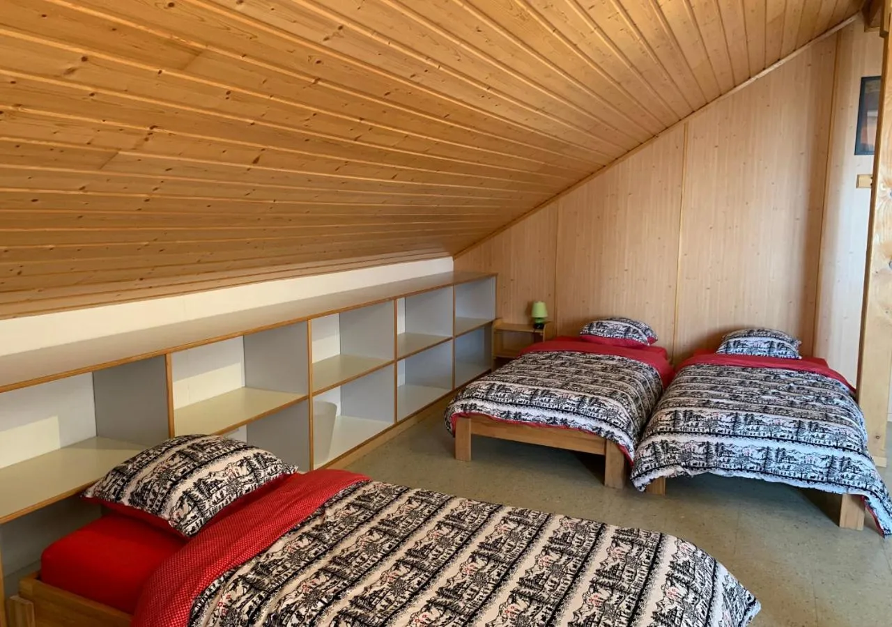 Bedroom, Bed in Maison de Montagne de Bretaye accès par le train arrêt Bouquetin