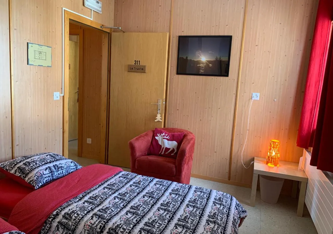 Bed in Maison de Montagne de Bretaye accès par le train arrêt Bouquetin