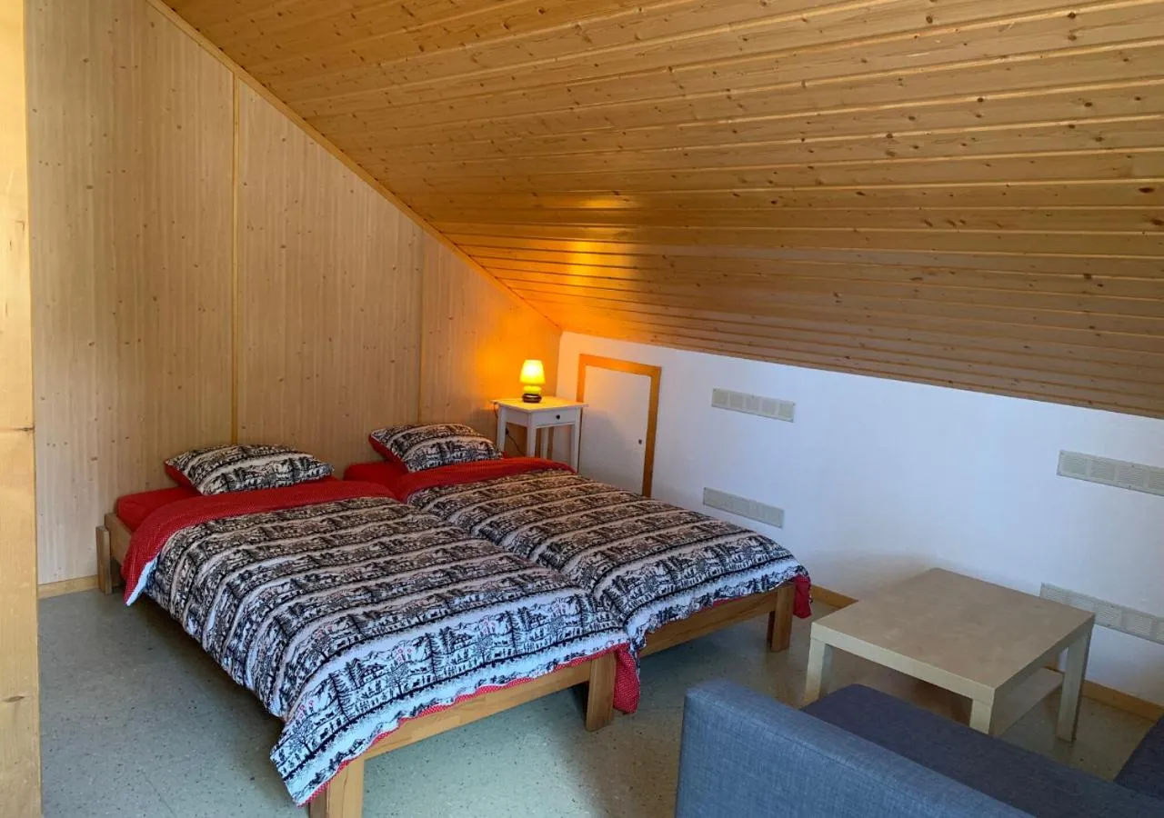 Photo of the whole room, Bed in Maison de Montagne de Bretaye accès par le train arrêt Bouquetin