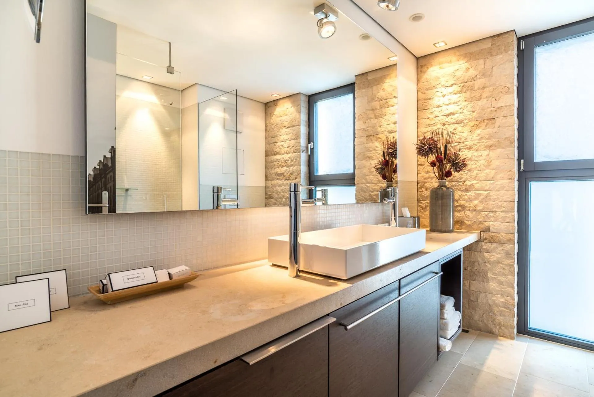 Bathroom in Hotel Der Blaue Reiter