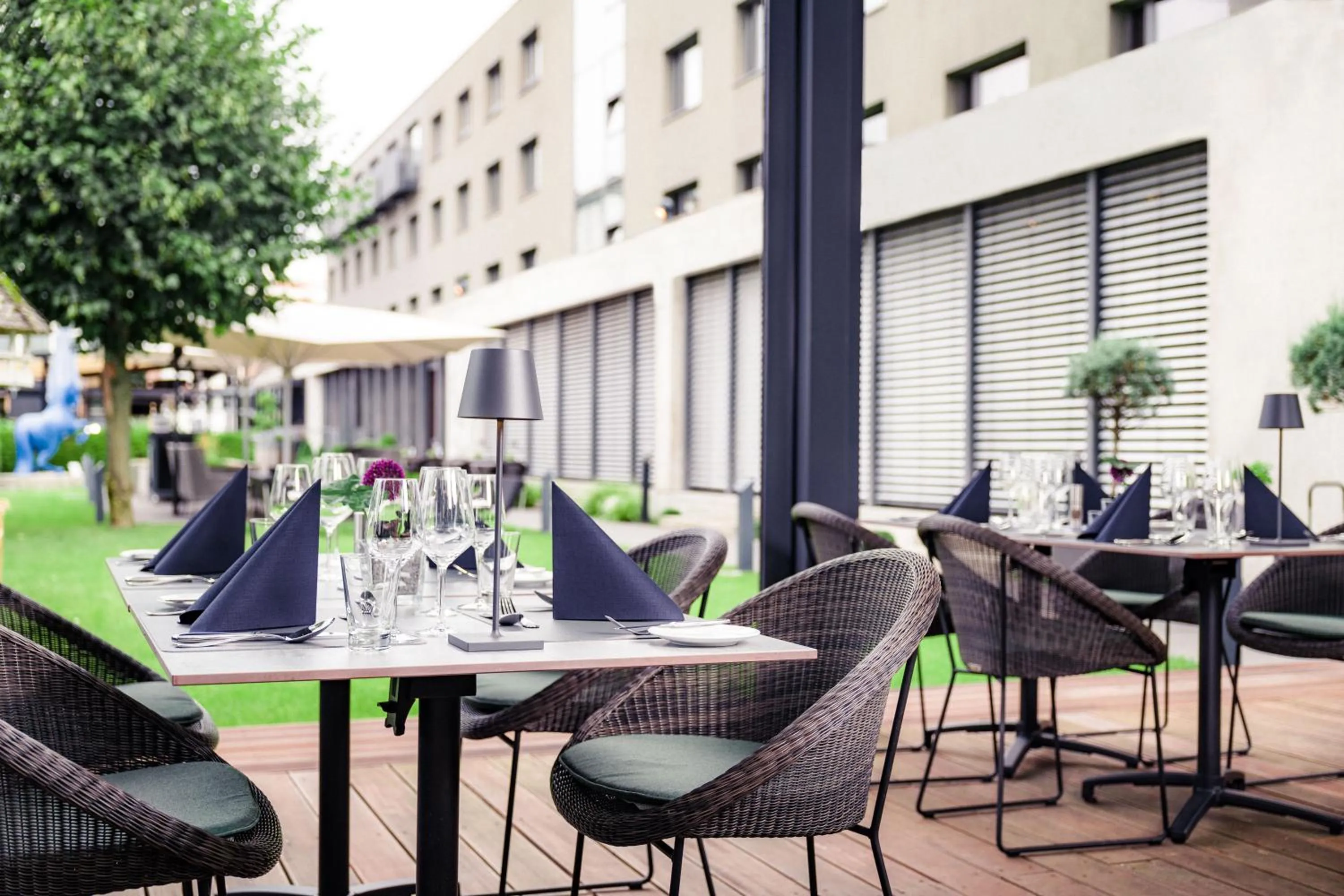 Seating area in Hotel Der Blaue Reiter