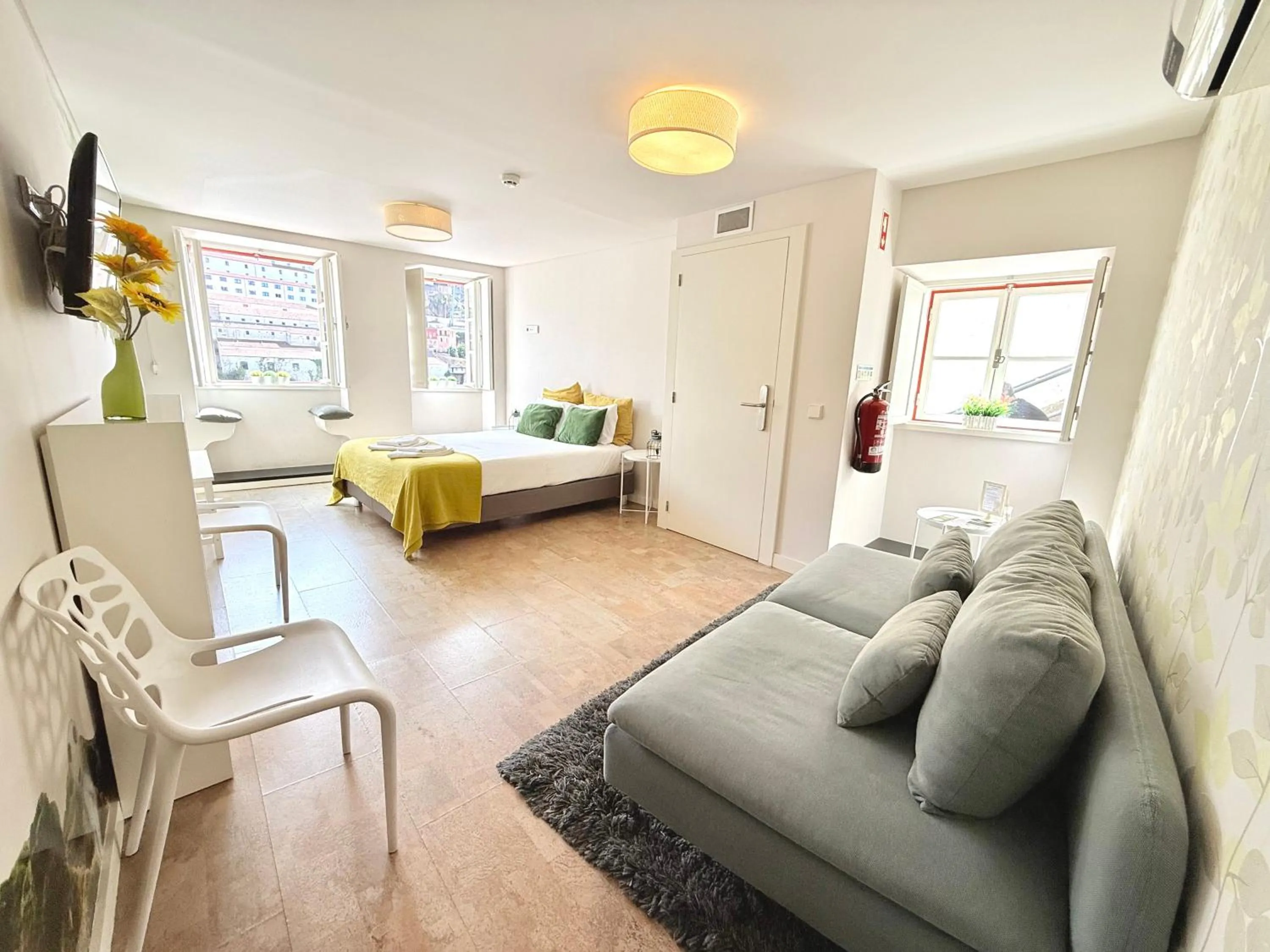 Bed in Ribeira Cinema Apartments