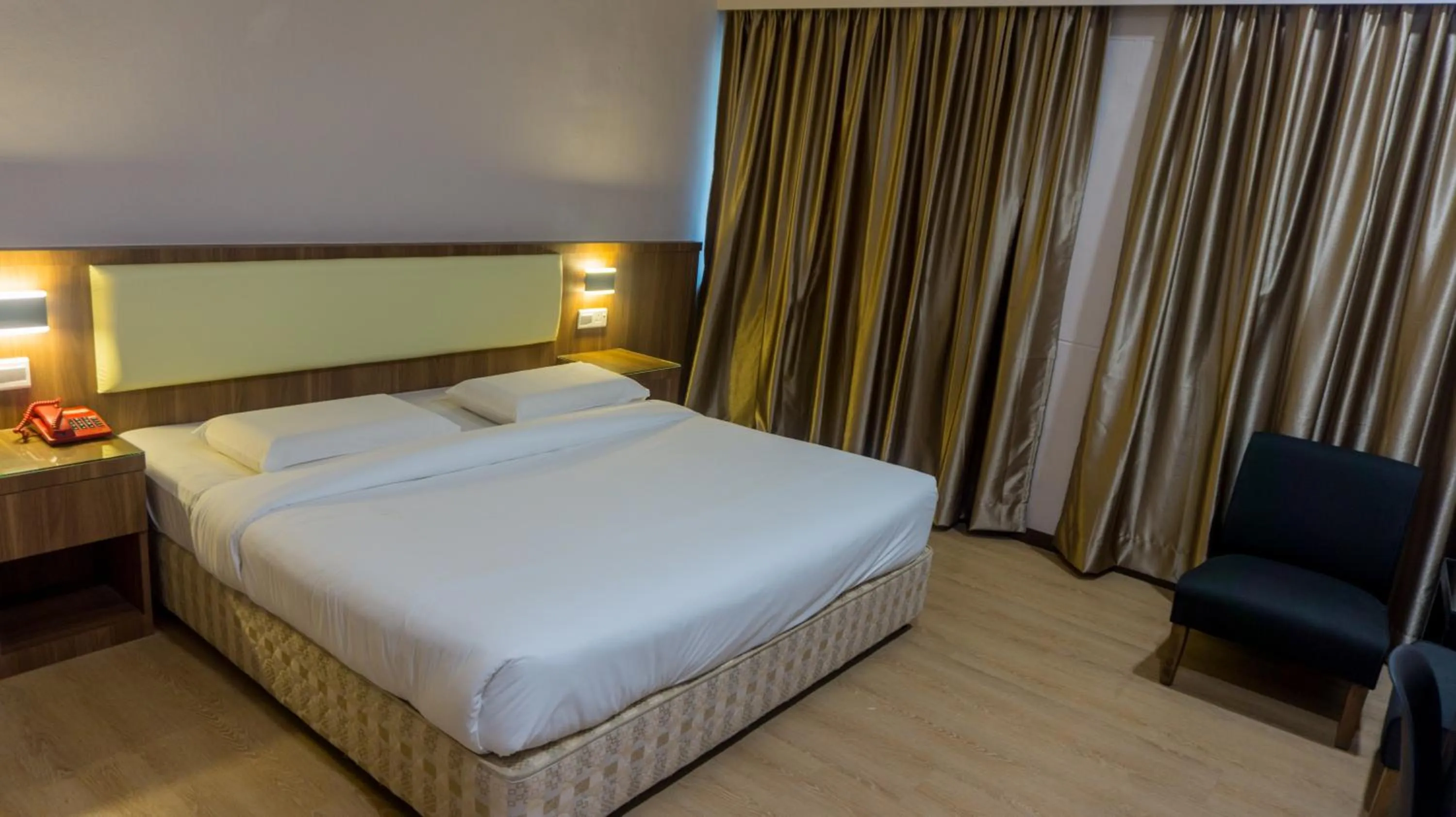 Bed in Hotel Samila