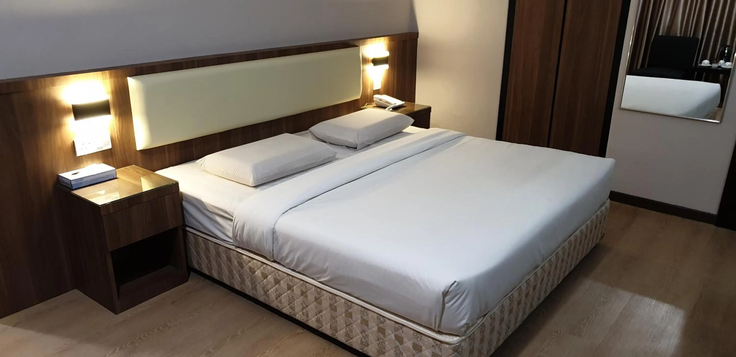 Bed in Hotel Samila