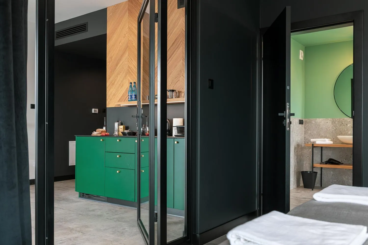 Bedroom, Bed in TOP Garden Aparthotel