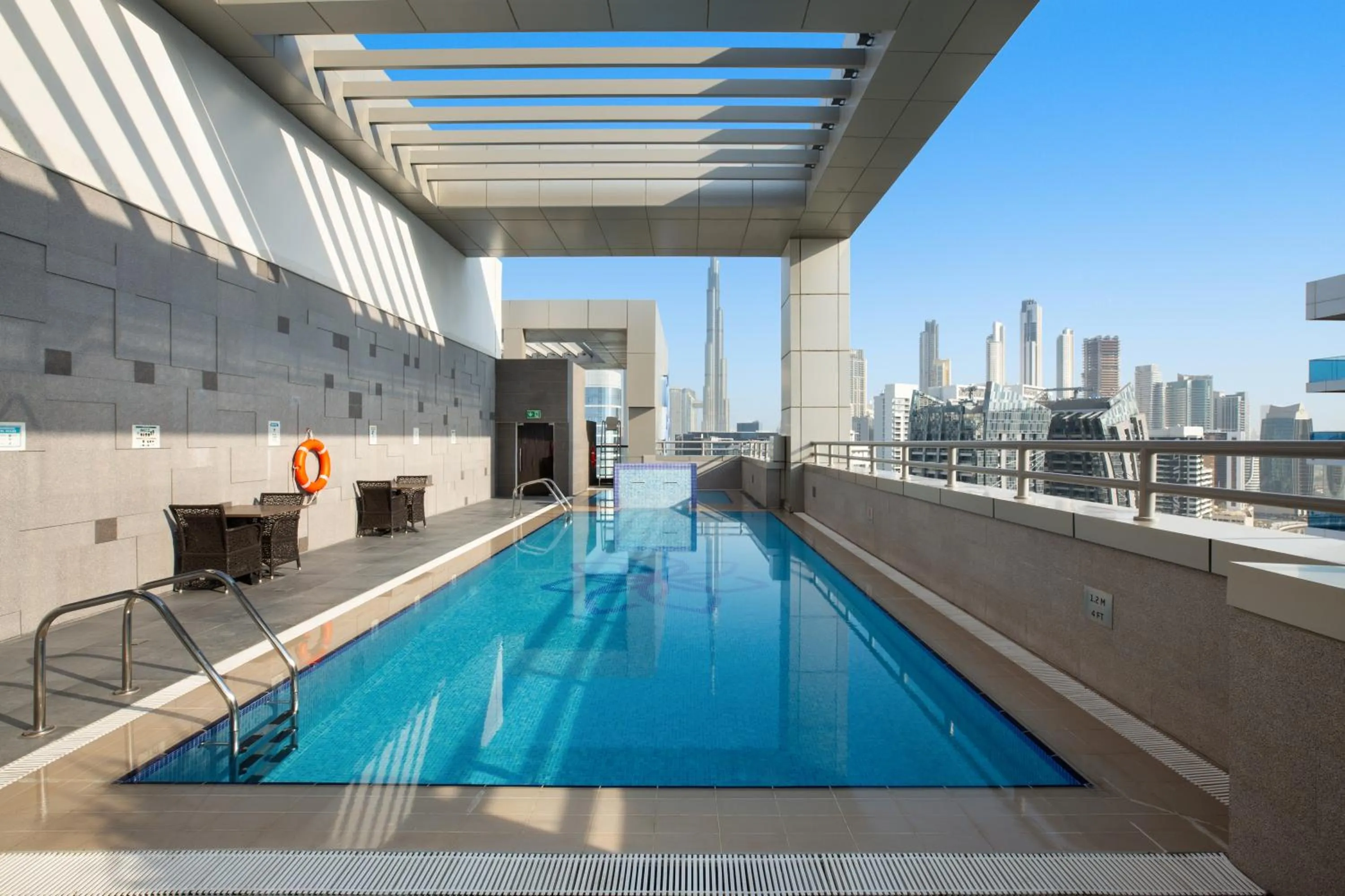 Swimming pool in Royal Continental Suites Business Bay - Deluxe Apartments