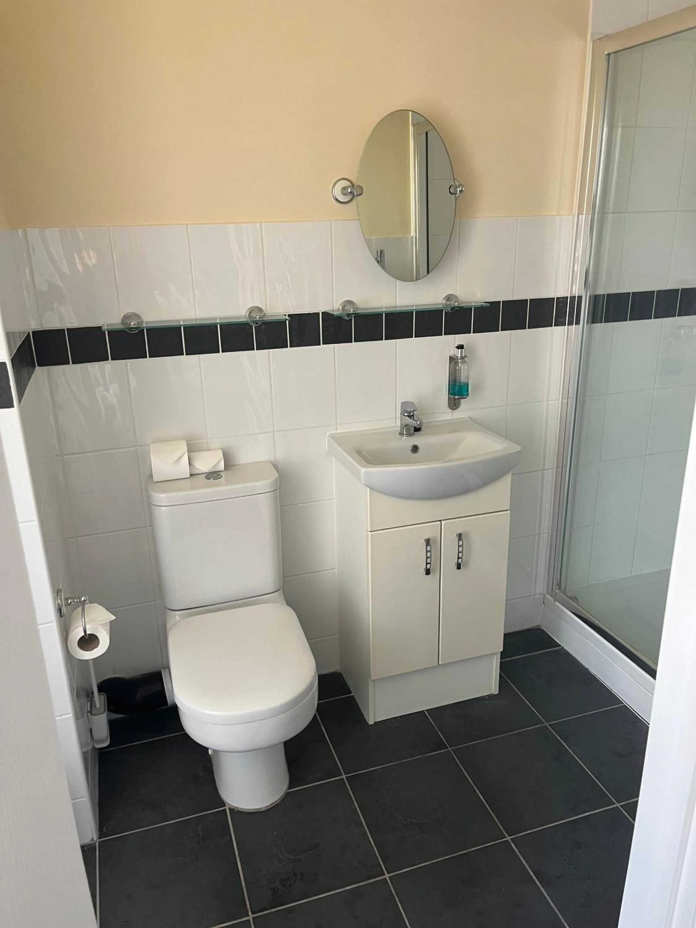 Toilet in The Harp Freehouse and Guesthouse