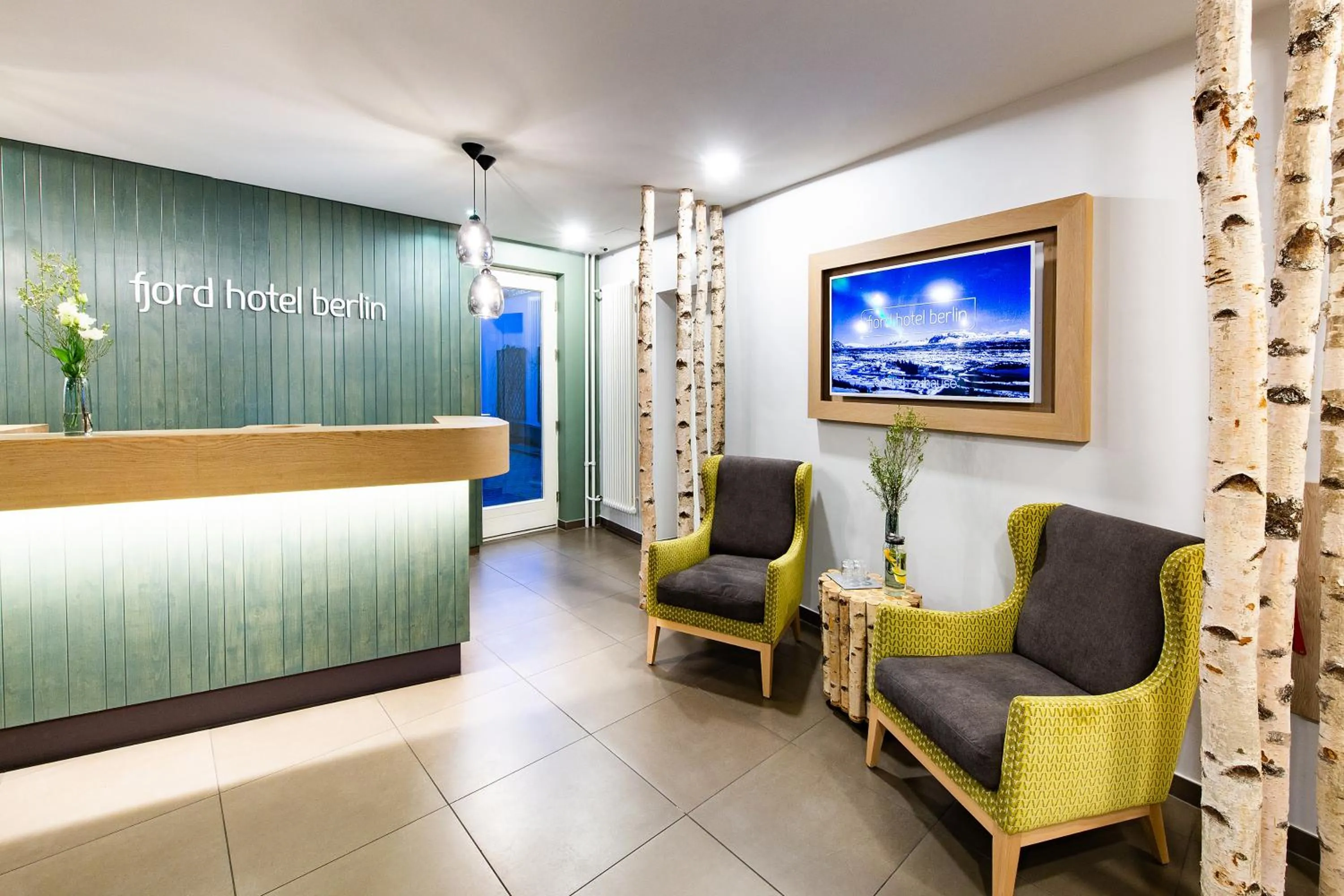 Lobby or reception in fjord hotel berlin