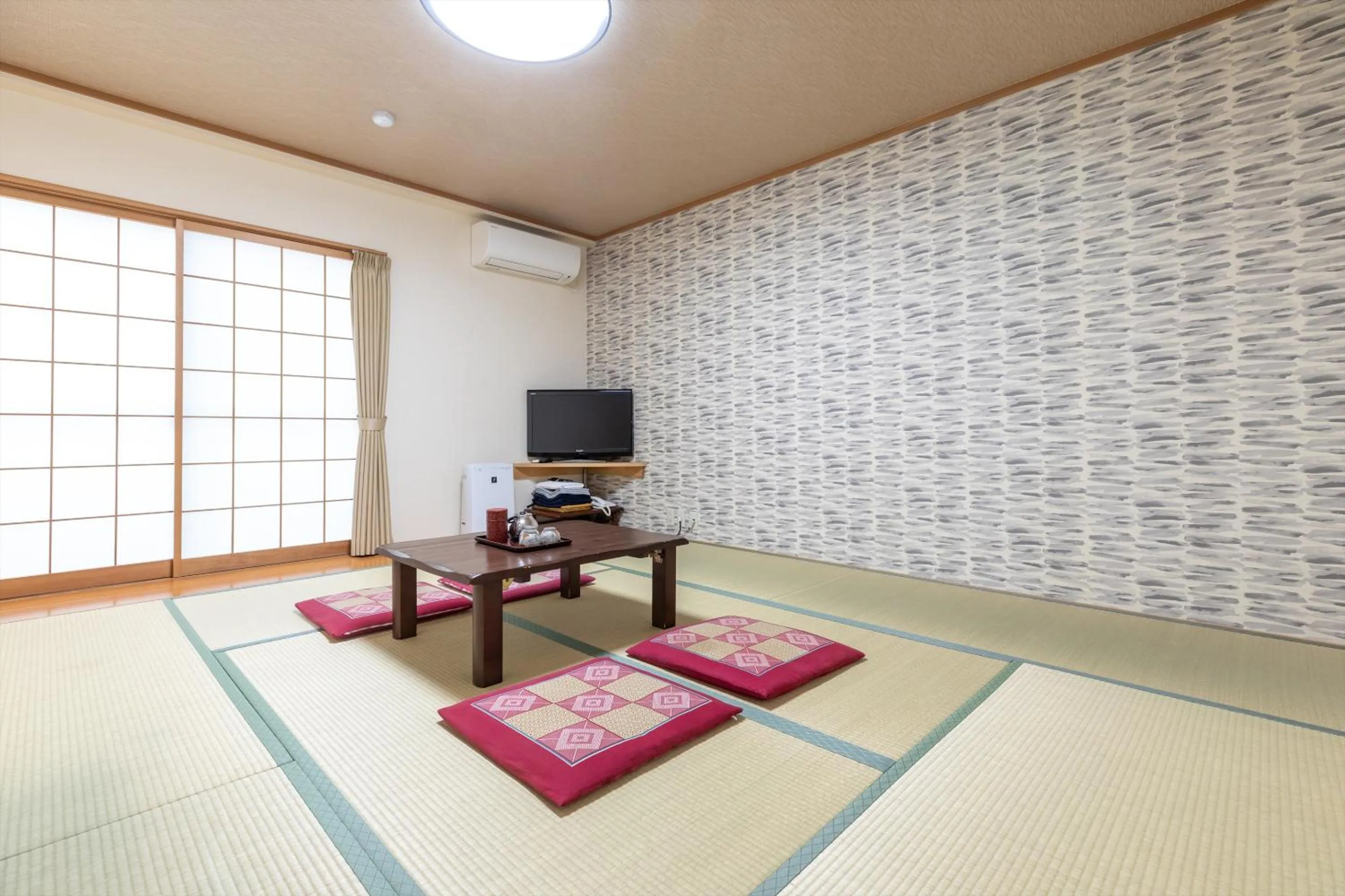 Seating area in Business Ryokan Akashiya Annex