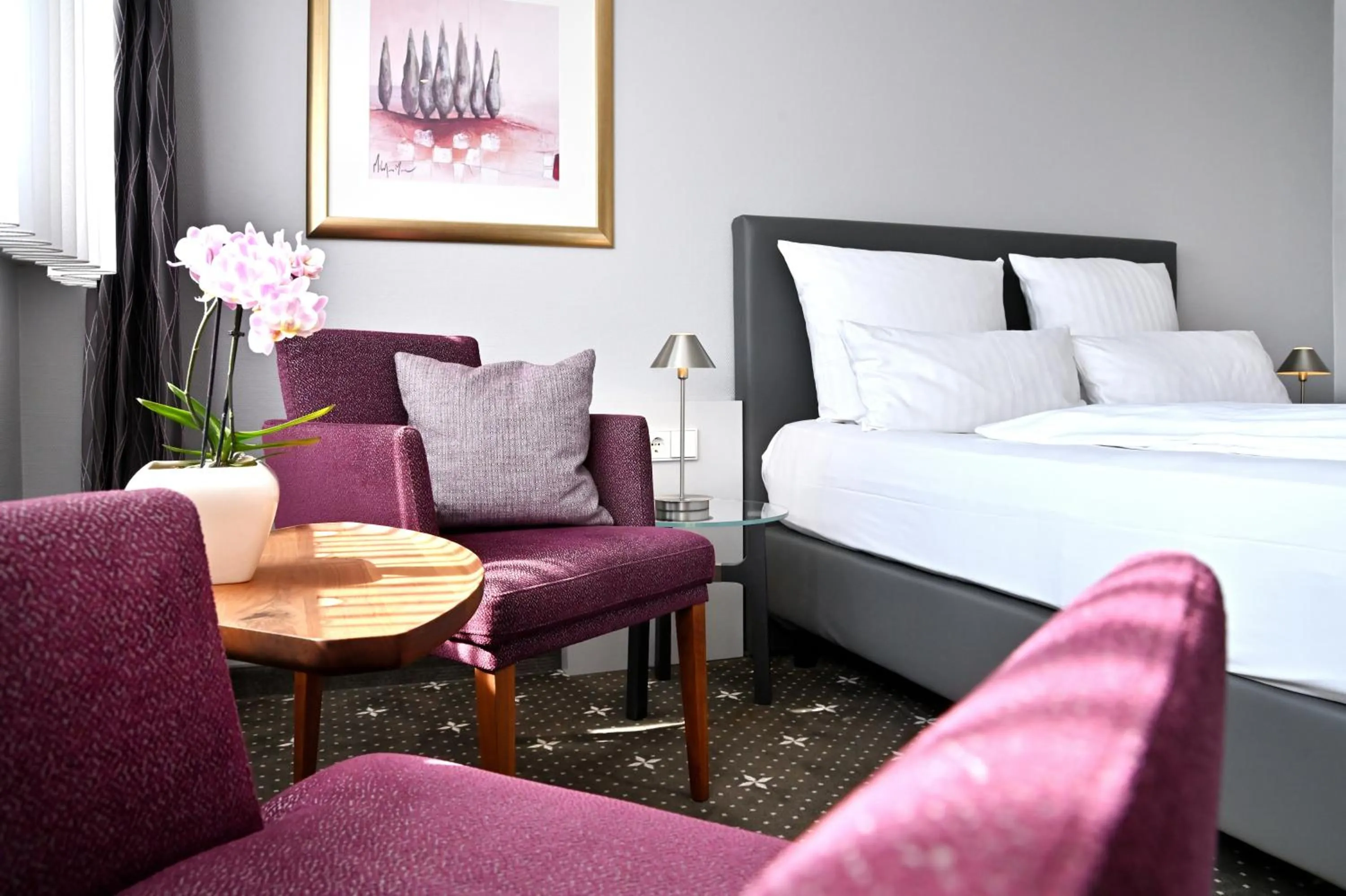 Bedroom, Bed in Hotel Lindenhof