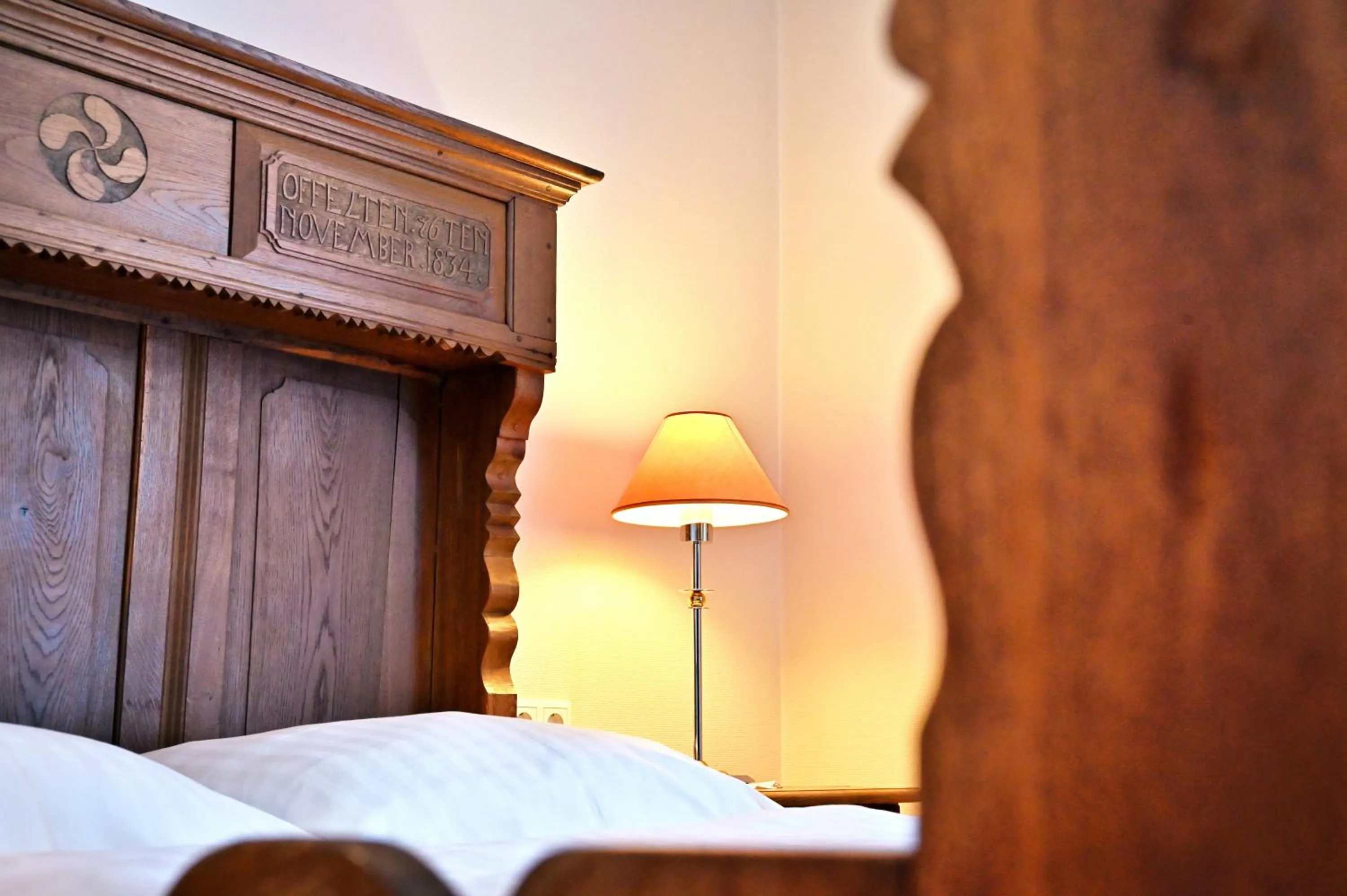 Bedroom, Bed in Hotel Lindenhof