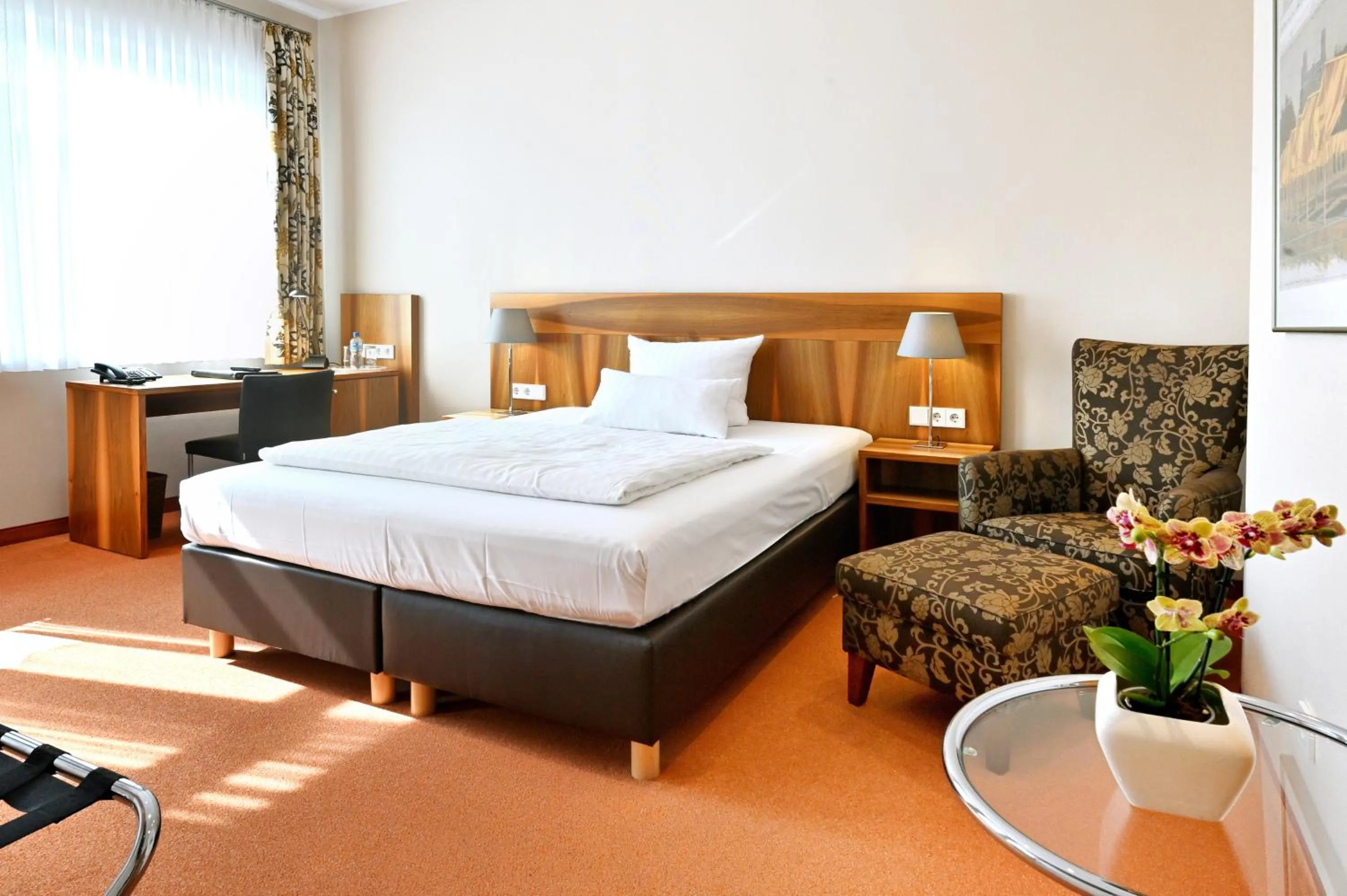 Bedroom, Bed in Hotel Lindenhof