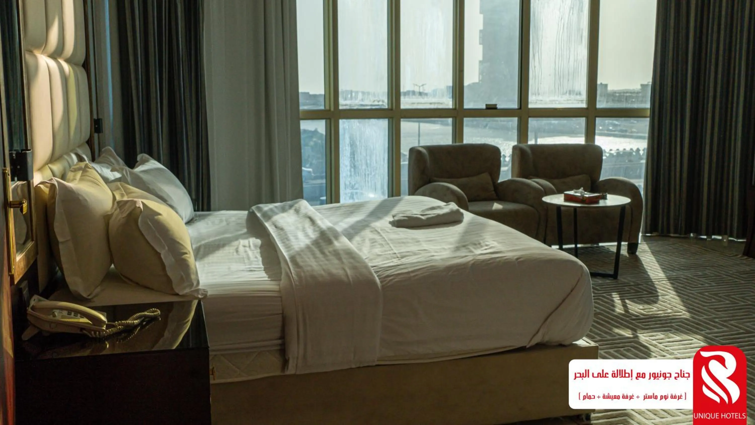 Property building, Bed in Al Andalus Tolen Hotel