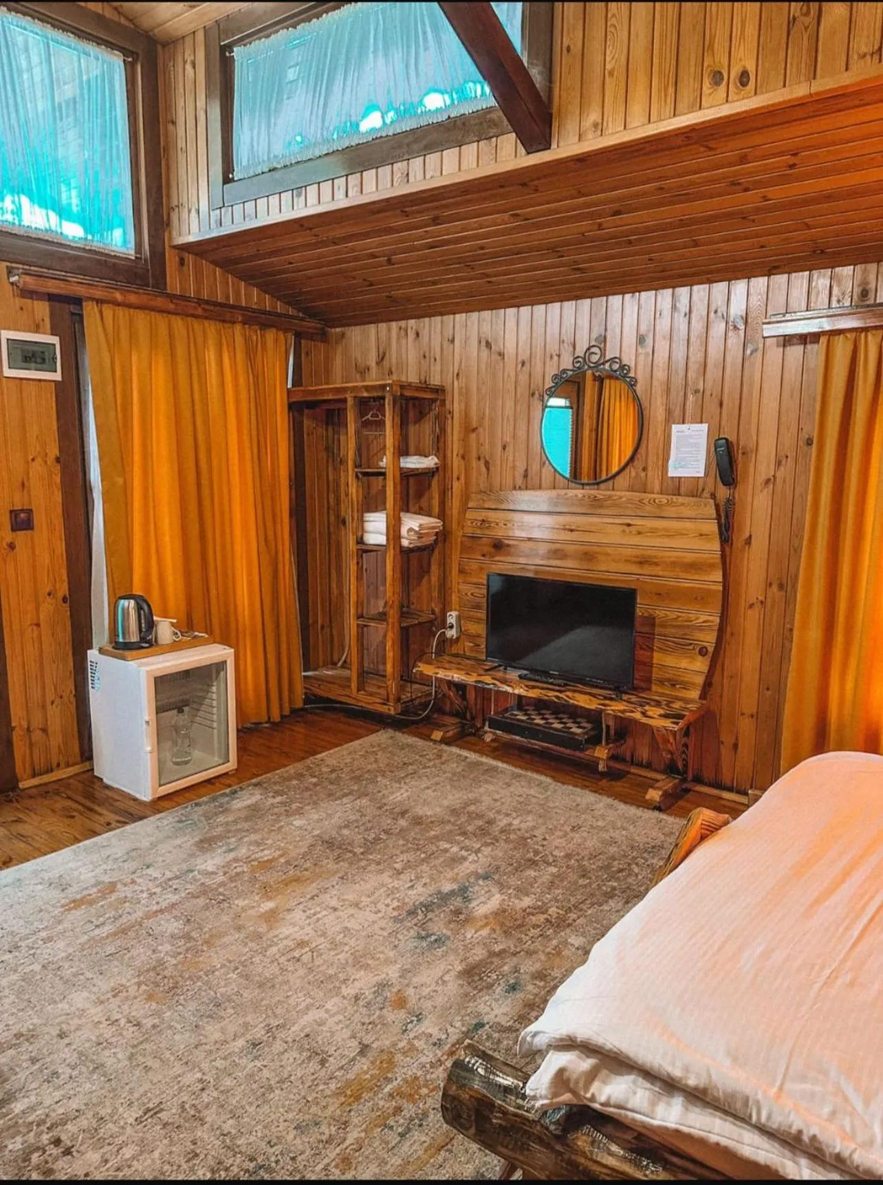 Bed in Botanik Göl Evleri