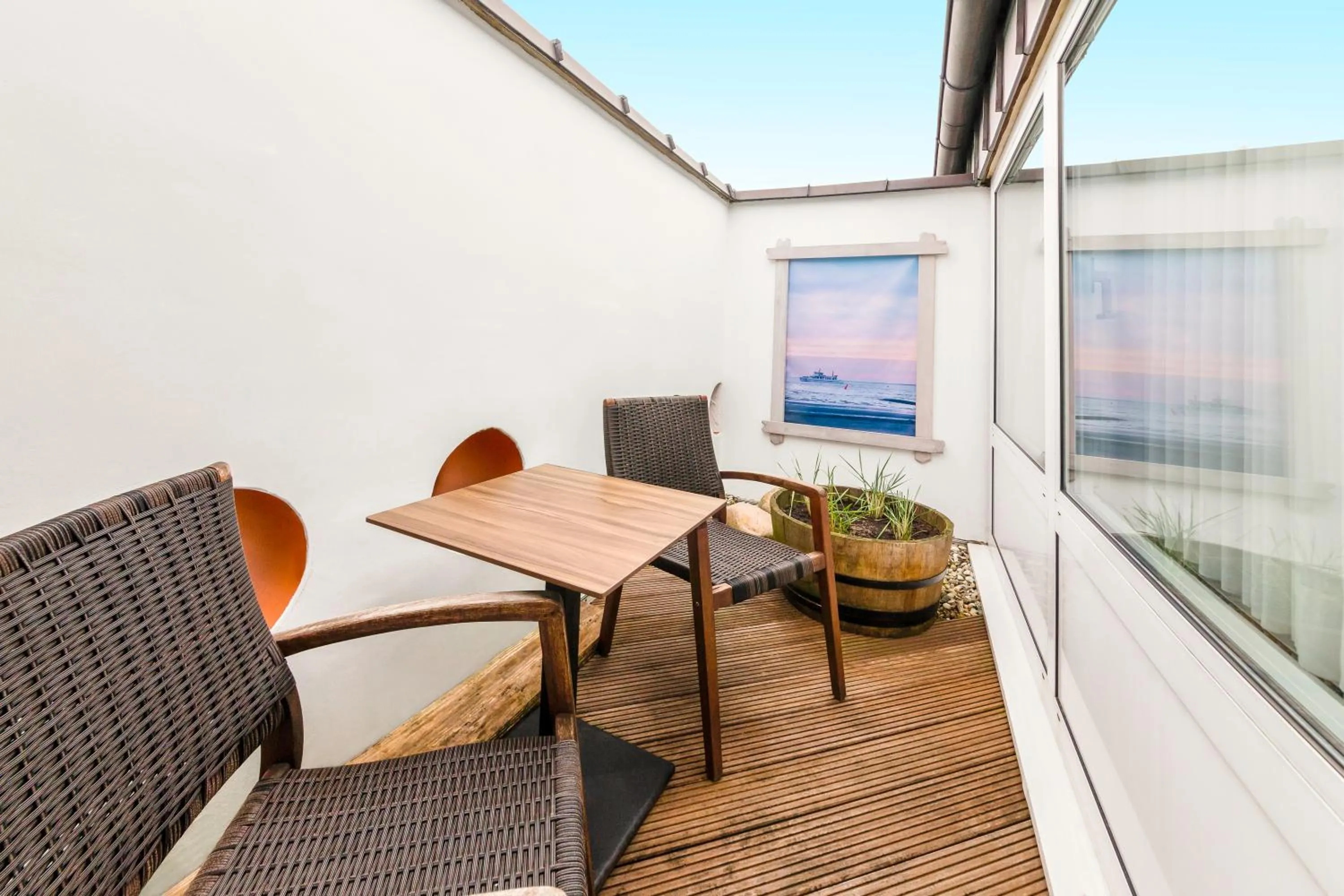 Balcony/Terrace in Michels Thalasso Hotel Nordseehaus