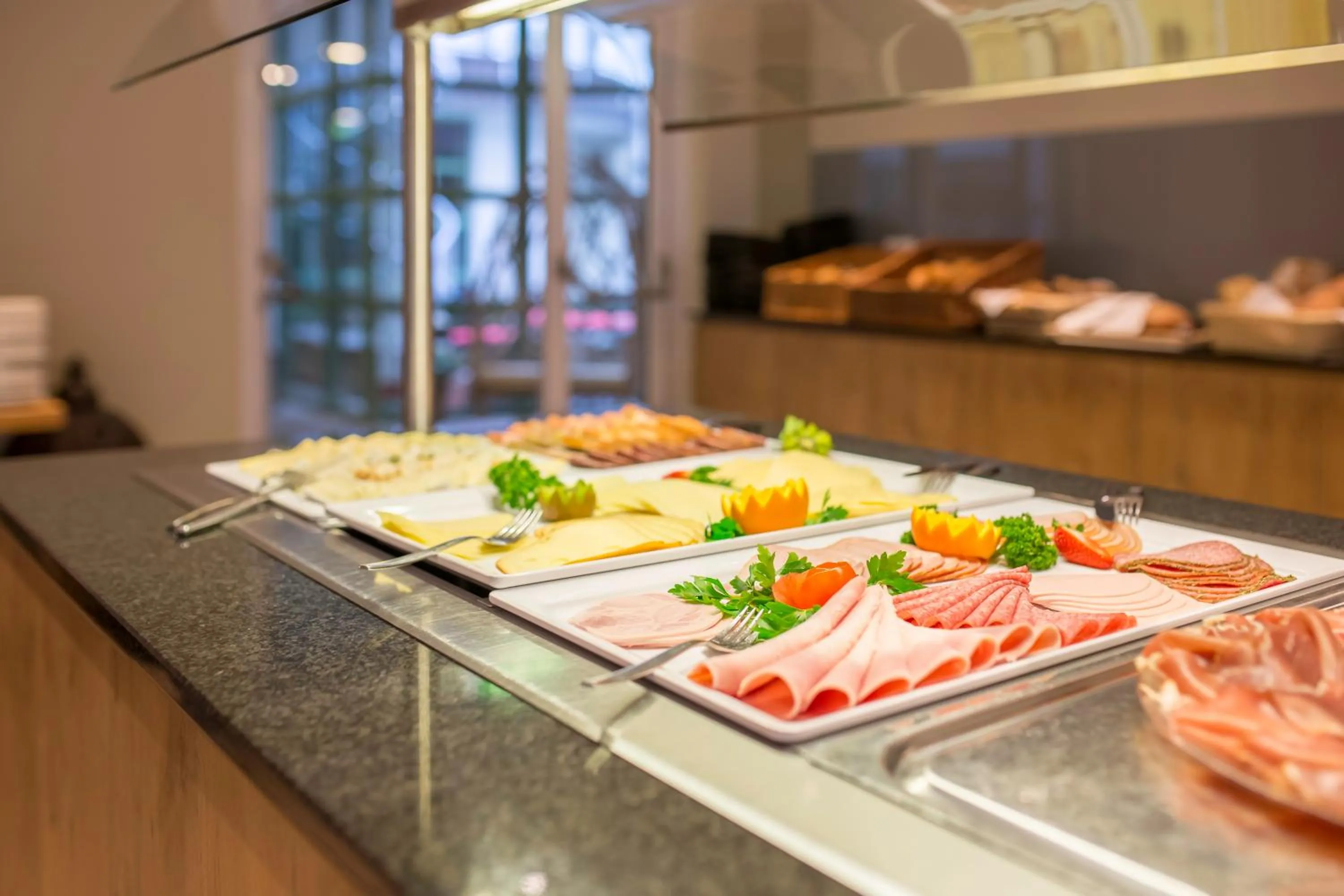 Buffet breakfast in Michels Thalasso Hotel Nordseehaus