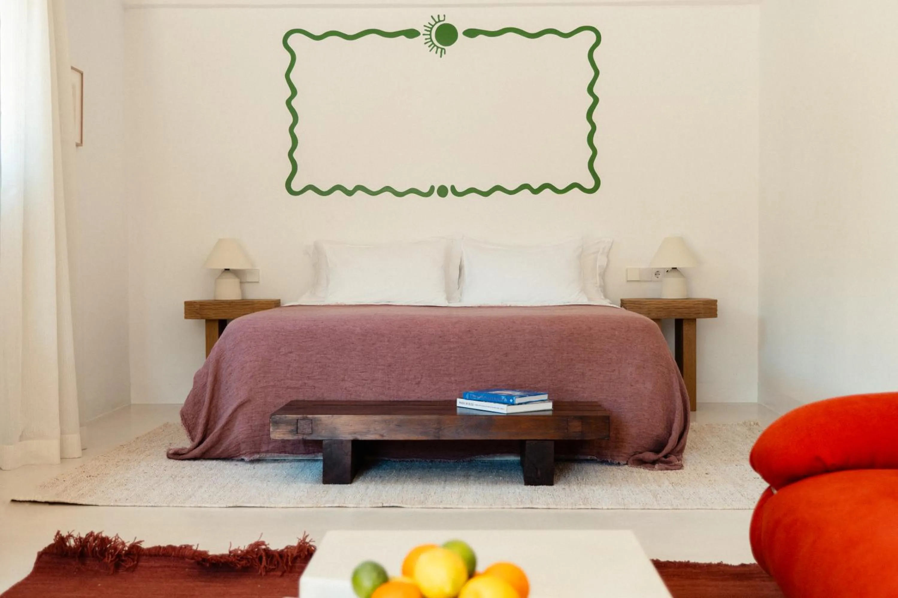 Bed in Petunia Ibiza, a Beaumier hotel