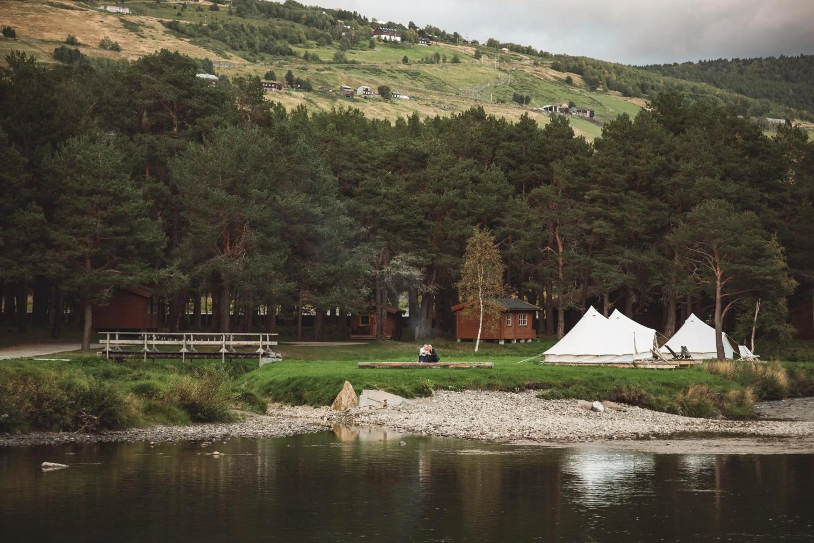 Natural landscape in Toftemo Turiststasjon