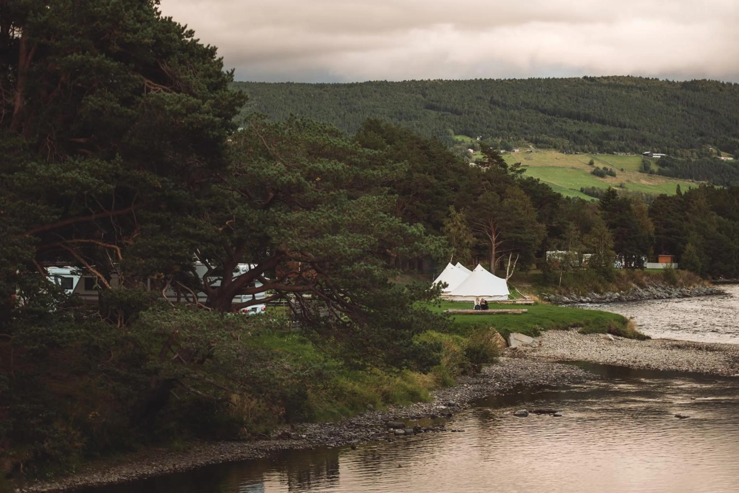 Natural landscape in Toftemo Turiststasjon