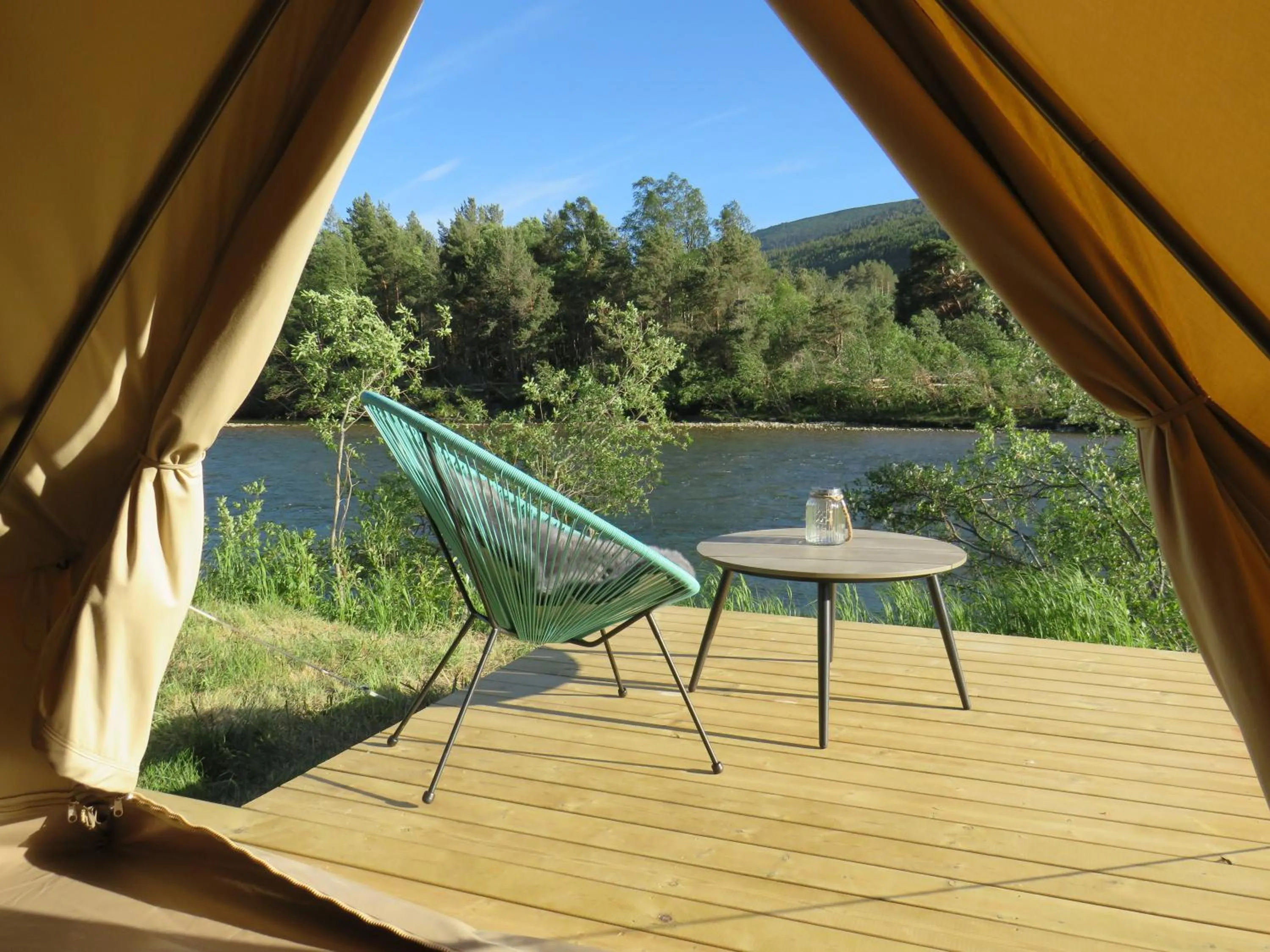 Patio in Toftemo Turiststasjon