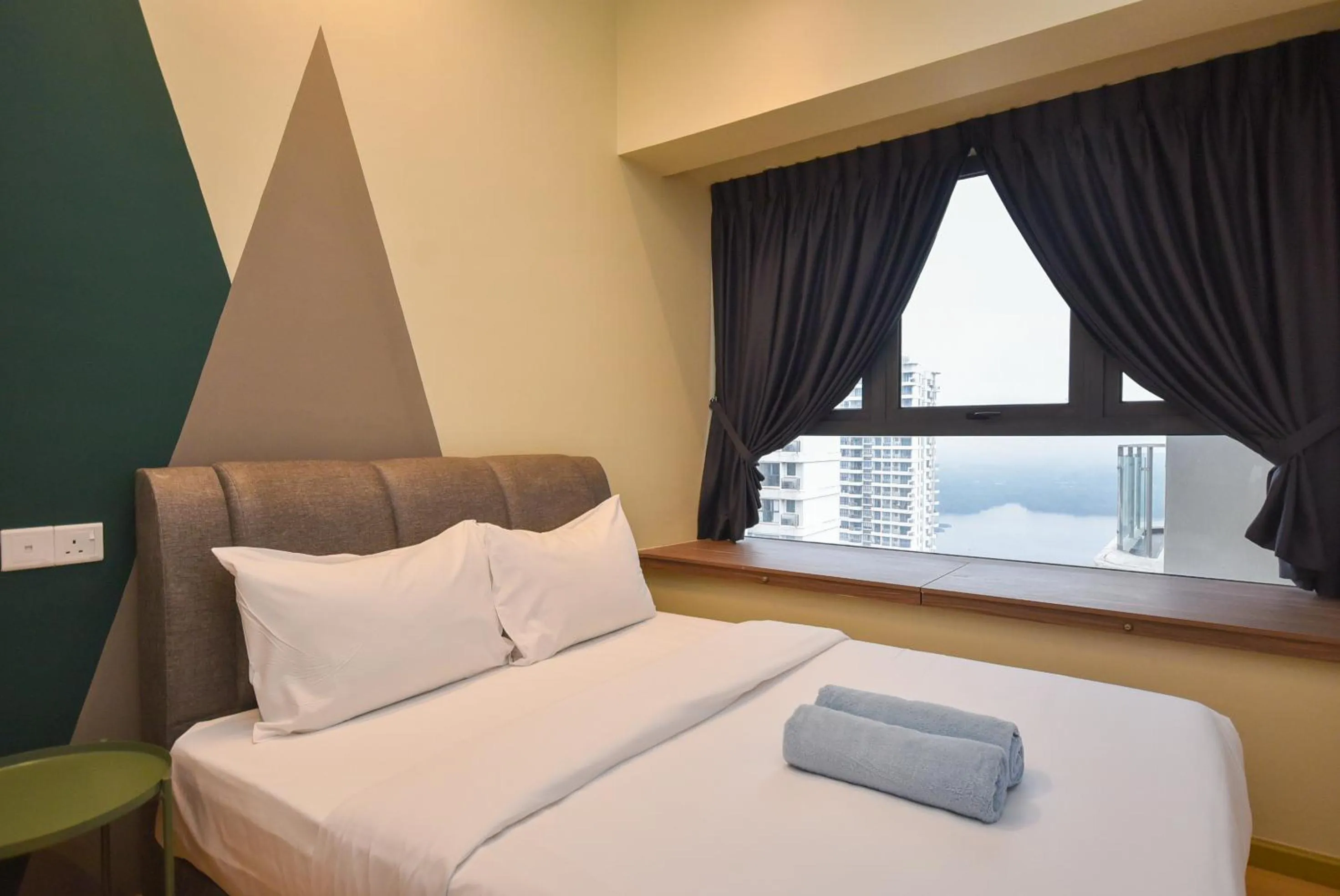 Bed in Country Garden Seaview Suite by Nest Home at Danga Bay