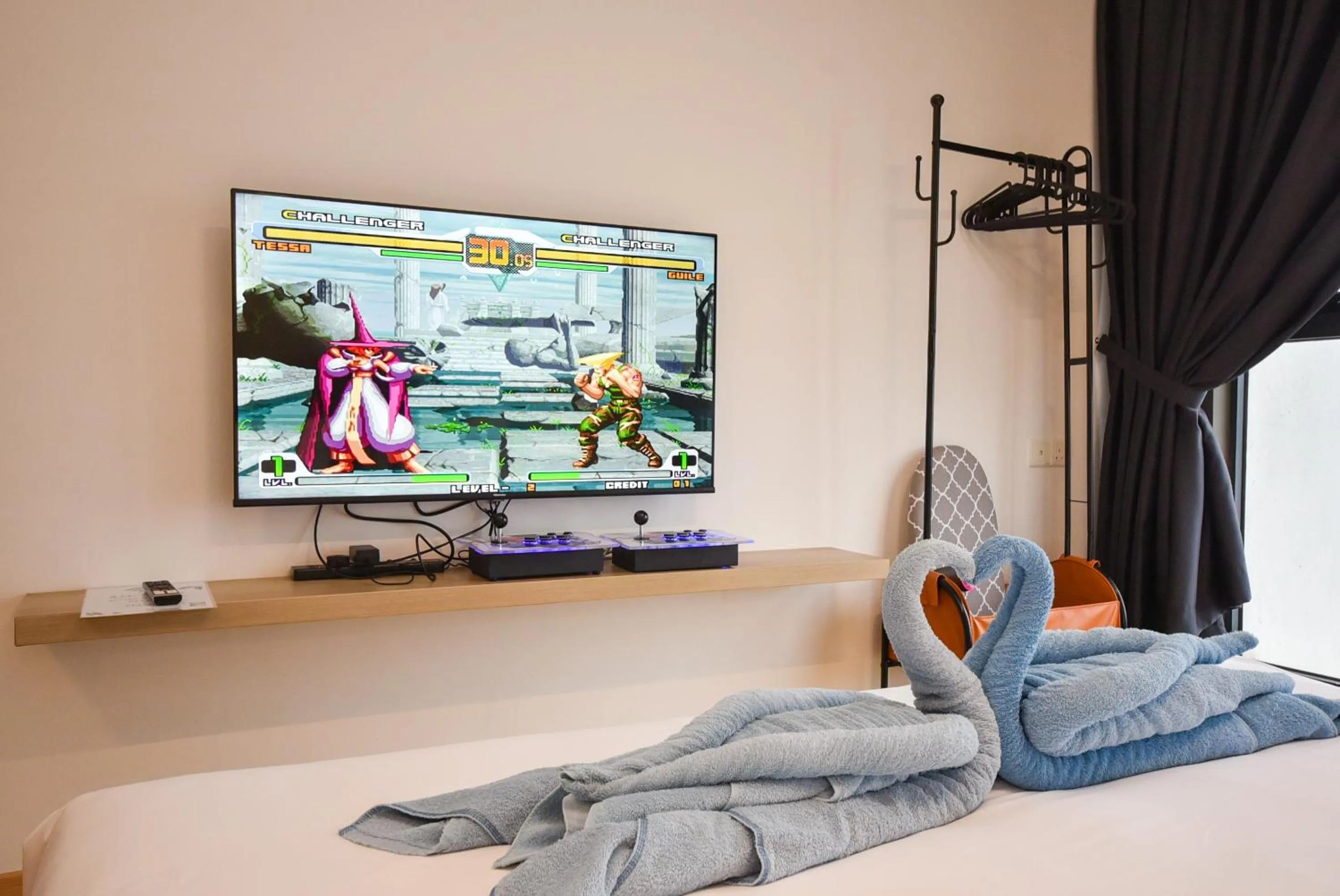 Bed in Country Garden Seaview Suite by Nest Home at Danga Bay