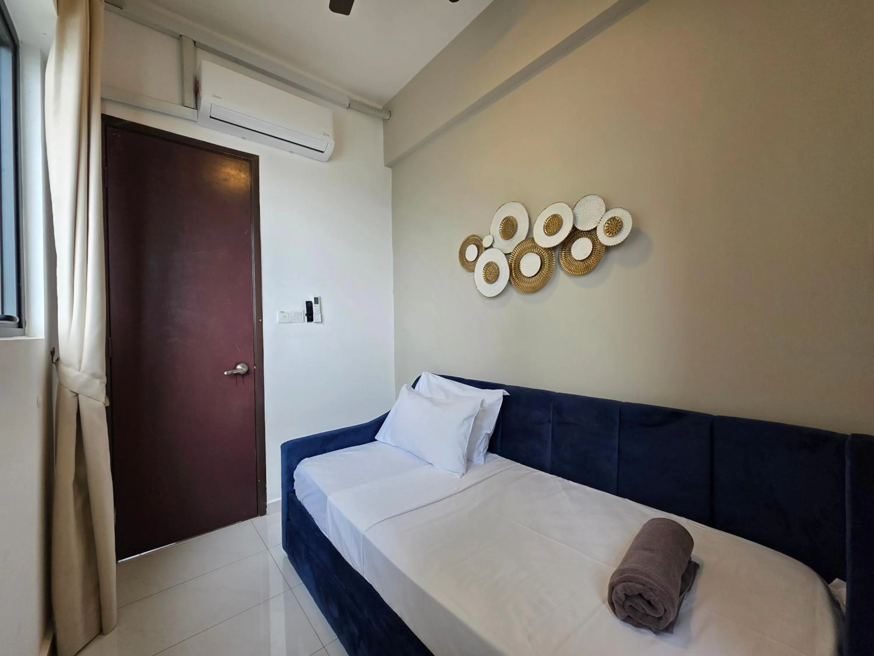 Bed in Country Garden Seaview Suite by Nest Home at Danga Bay