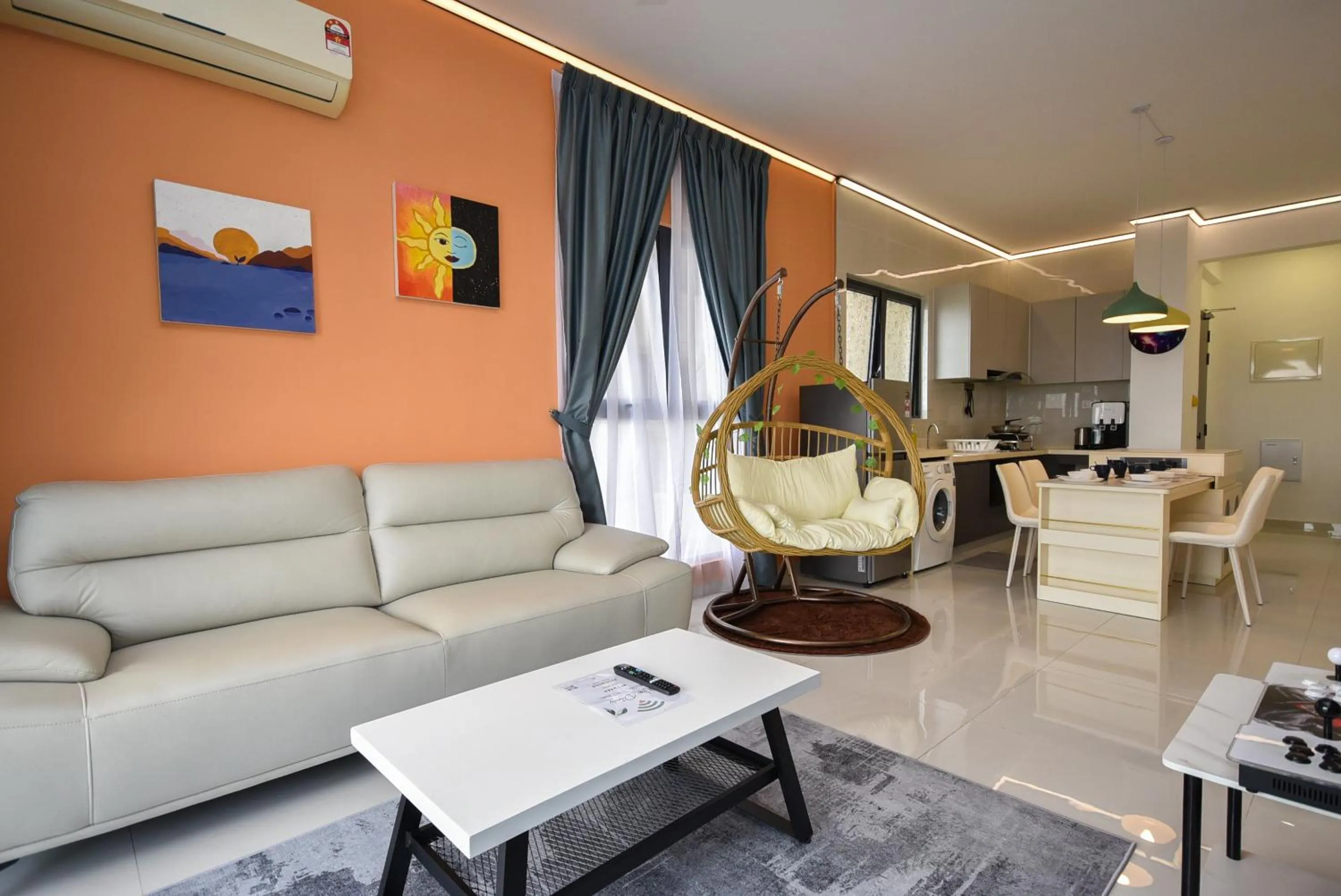 Living room in Country Garden Seaview Suite by Nest Home at Danga Bay