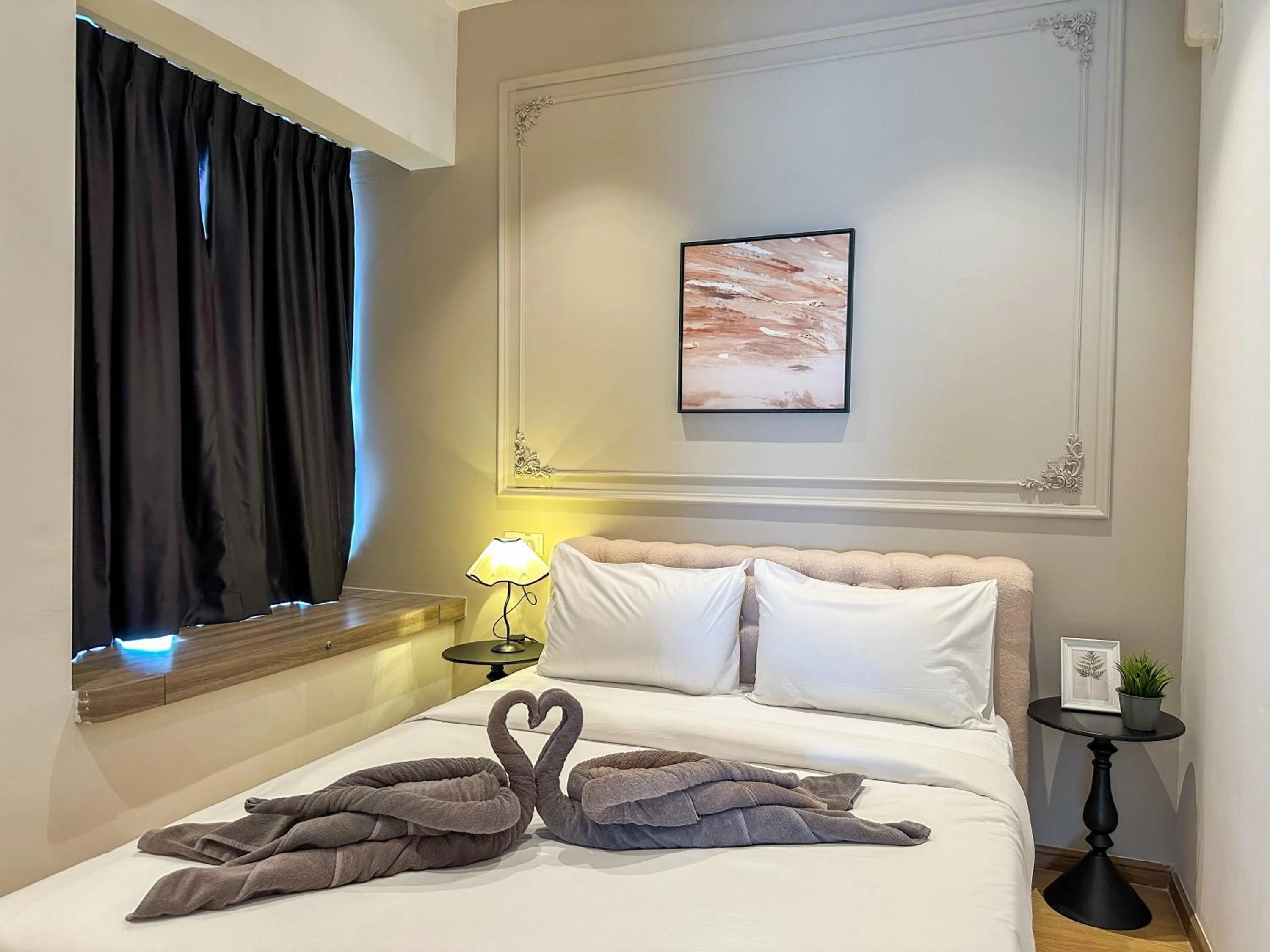 Bed in Country Garden Seaview Suite by Nest Home at Danga Bay