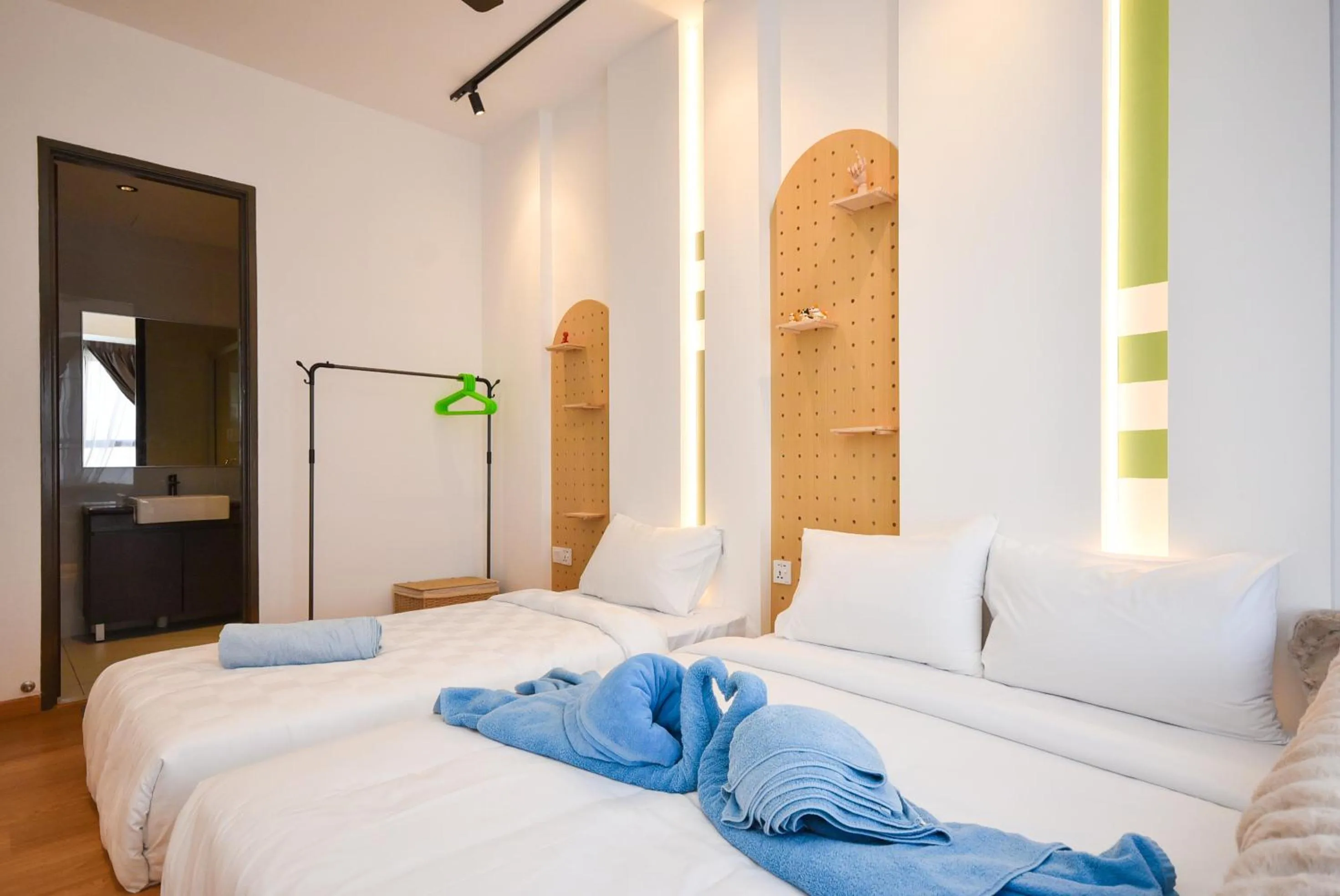 Bed in Country Garden Seaview Suite by Nest Home at Danga Bay