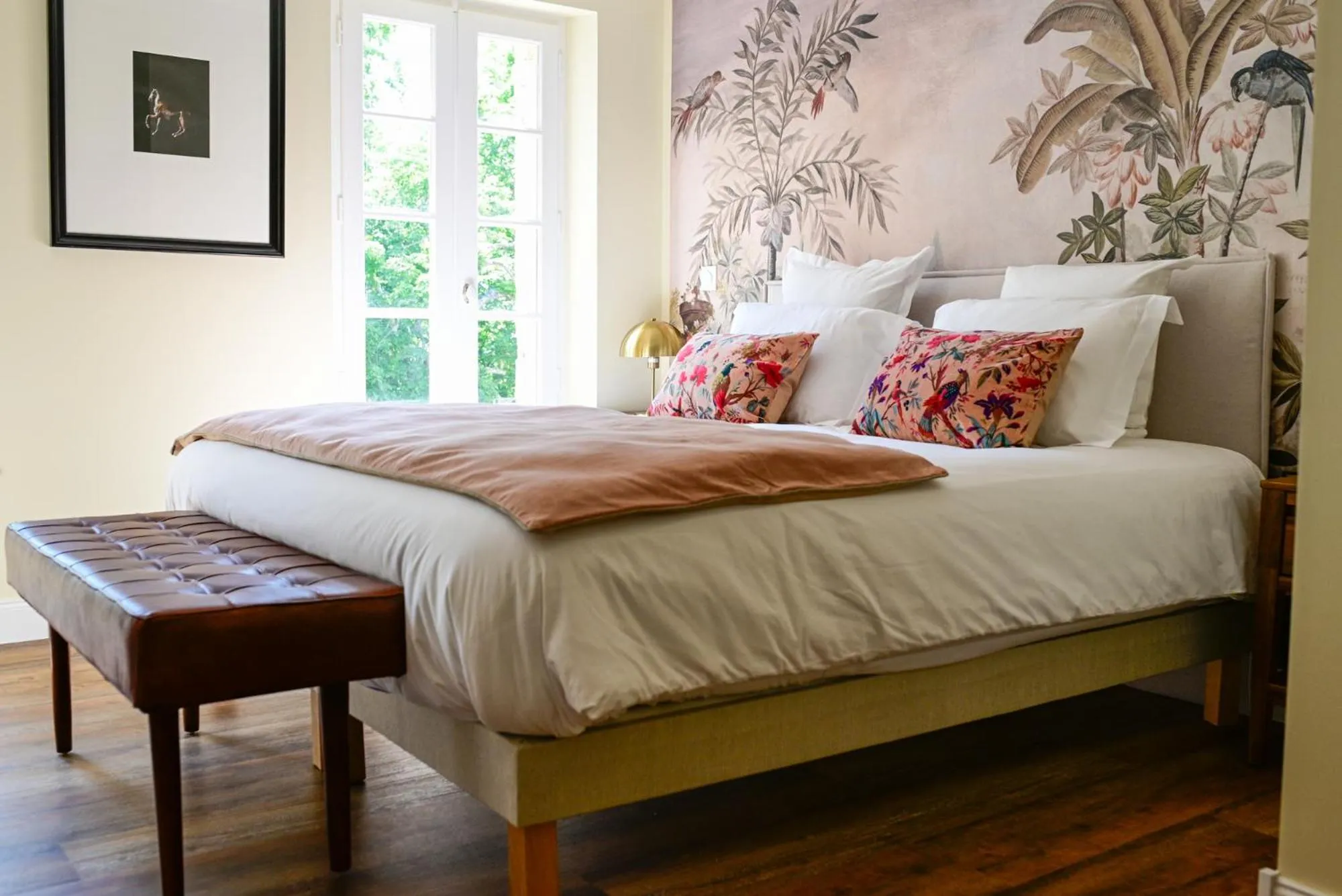 Bedroom, Bed in Pavillon des Millésimes, Piscine & SPA