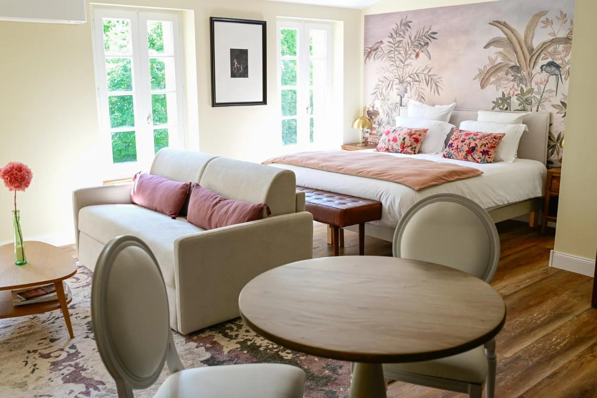 Bedroom, Bed in Pavillon des Millésimes, Piscine & SPA