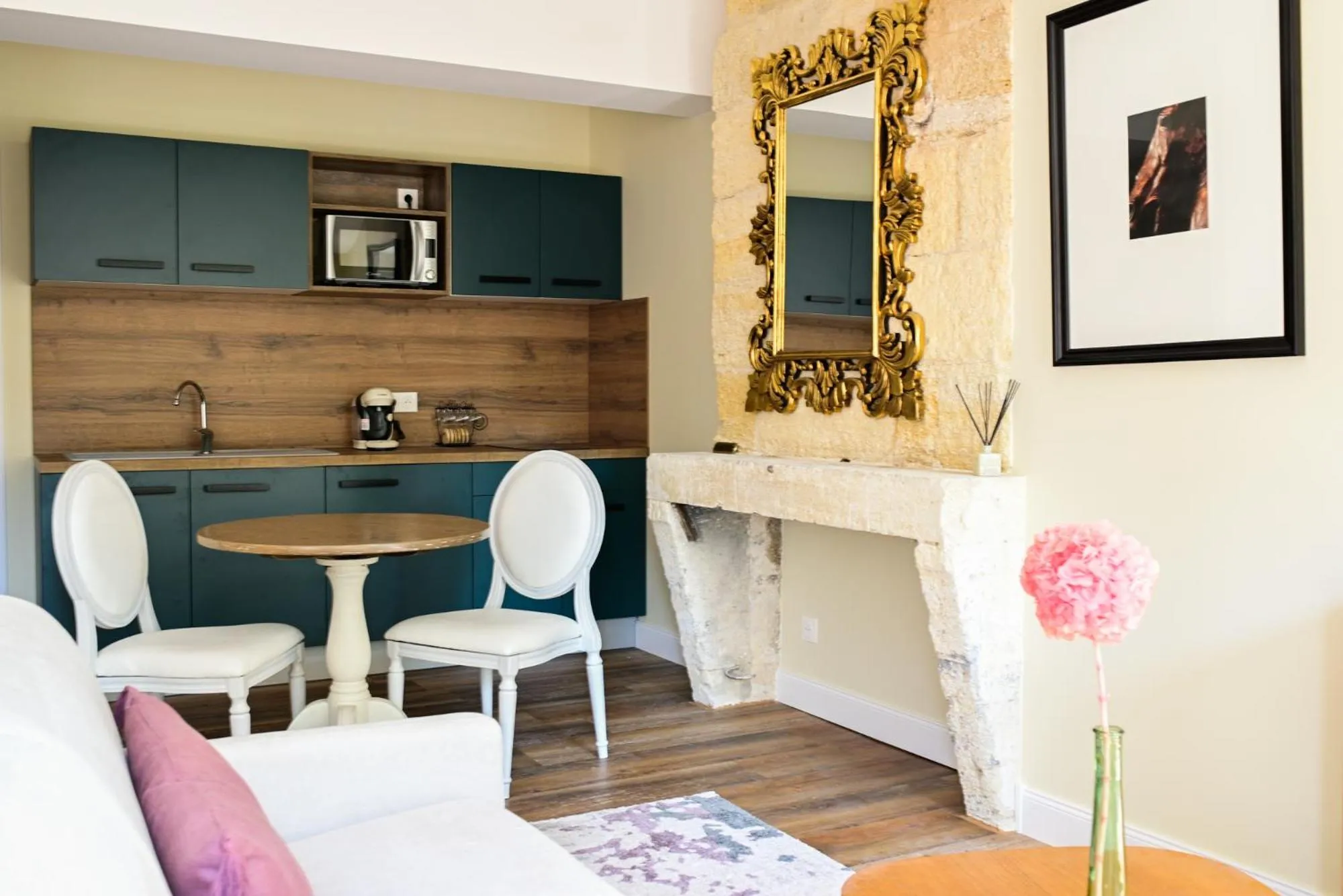 Kitchen or kitchenette in Pavillon des Millésimes, Piscine & SPA