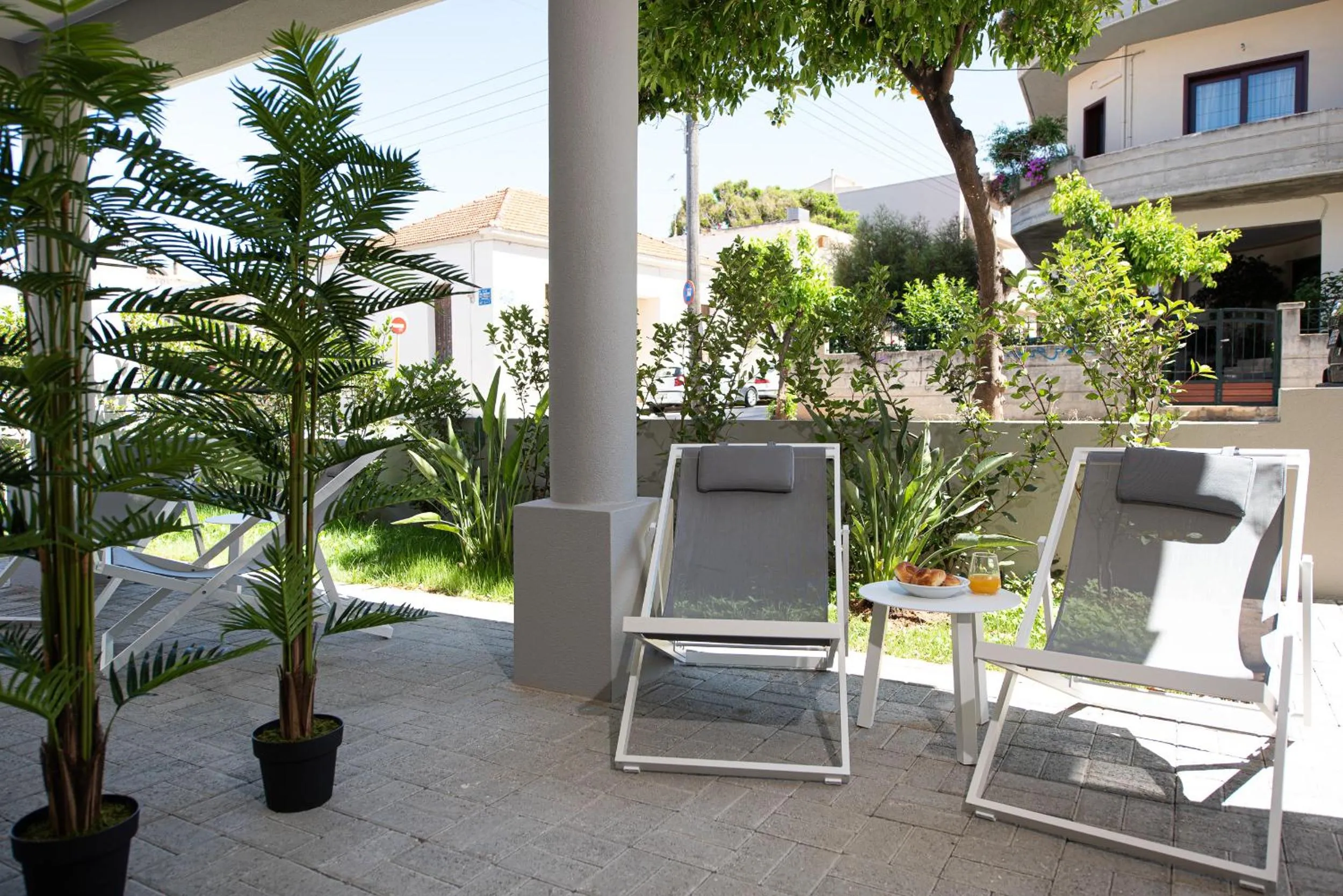 Patio in Cozy Corner Luxury Apartments