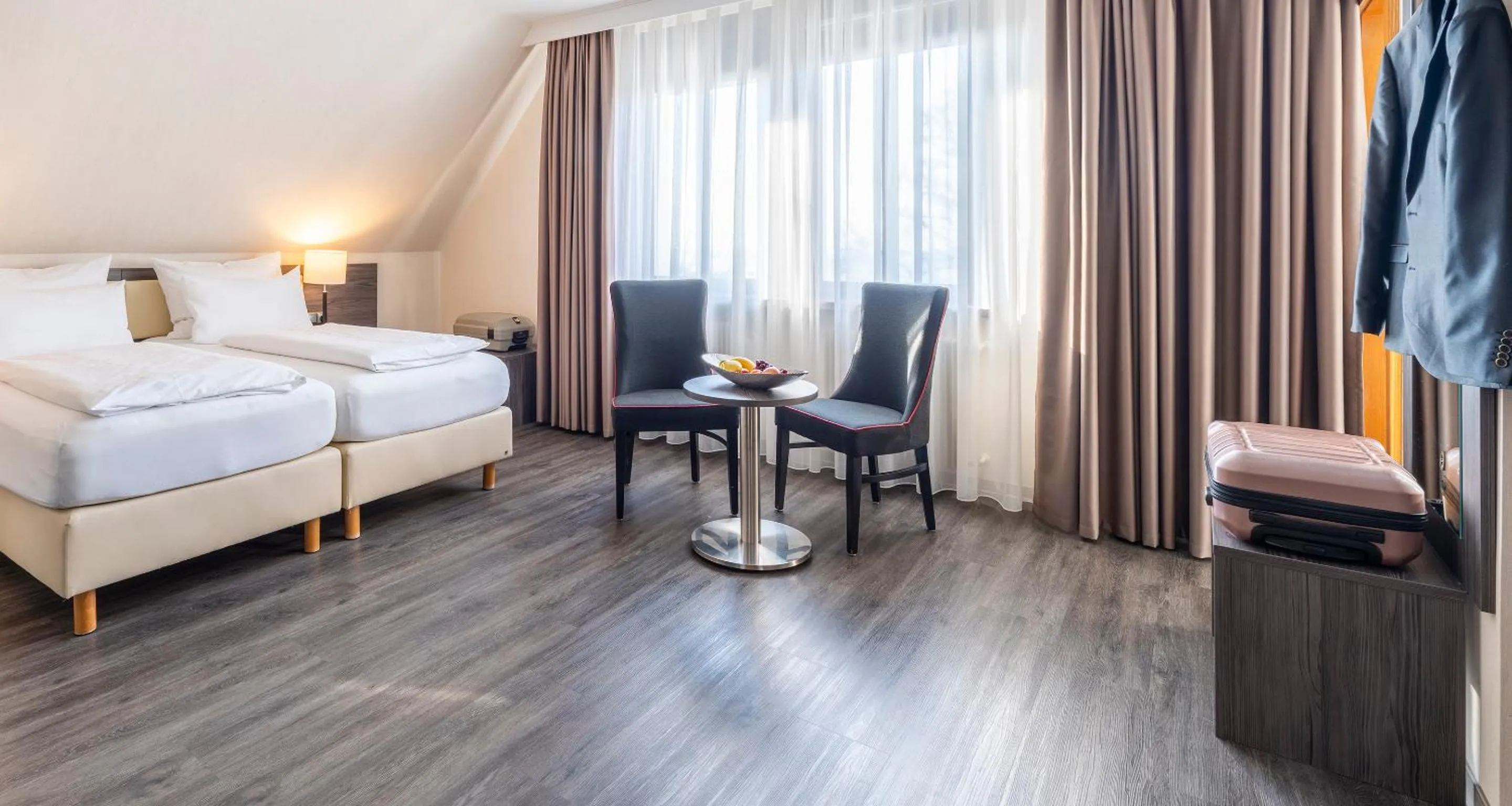 Photo of the whole room, Bed in PLAZA Hotel Buchhorner Hof