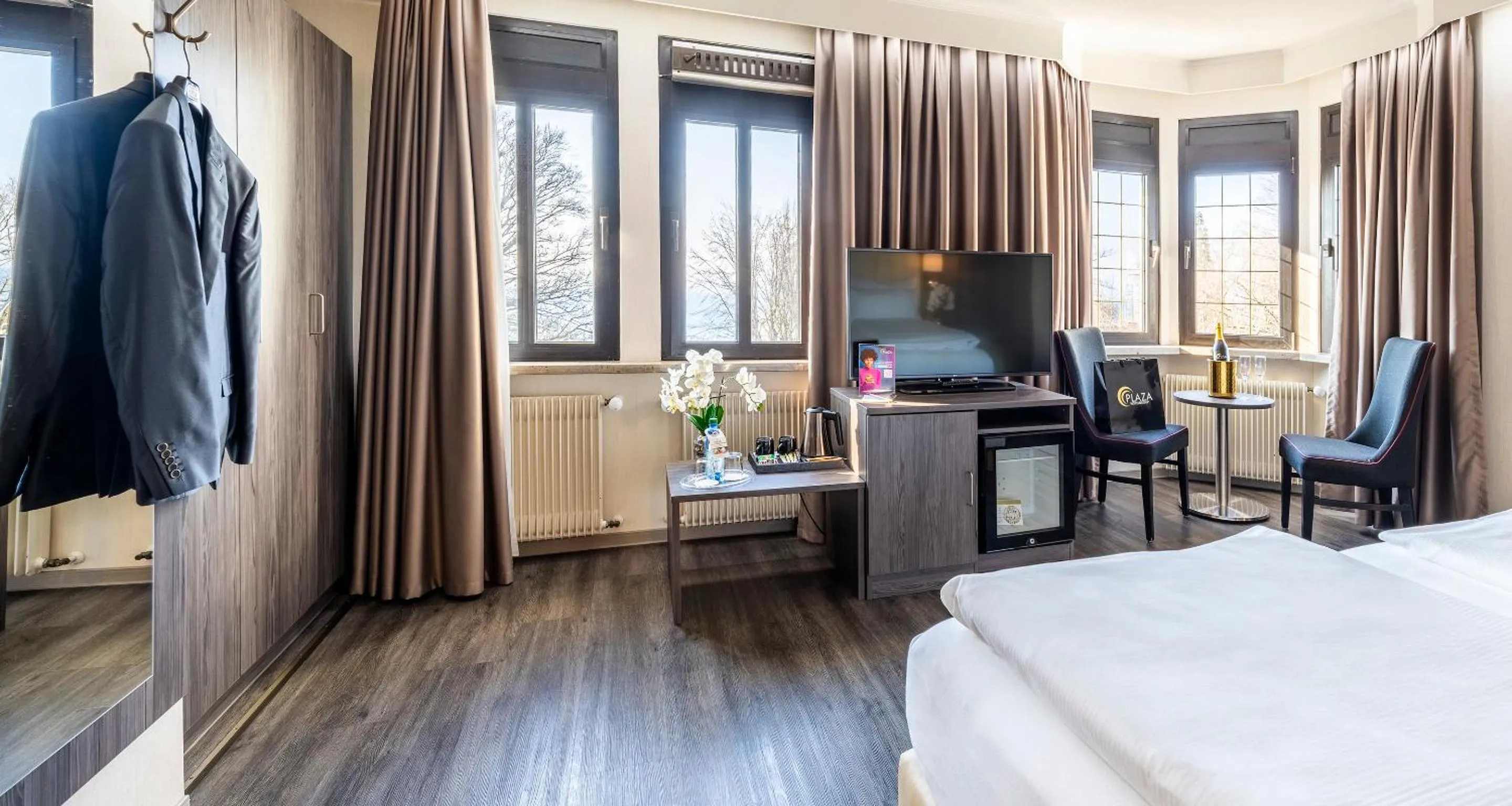 Photo of the whole room, Bed in PLAZA Hotel Buchhorner Hof
