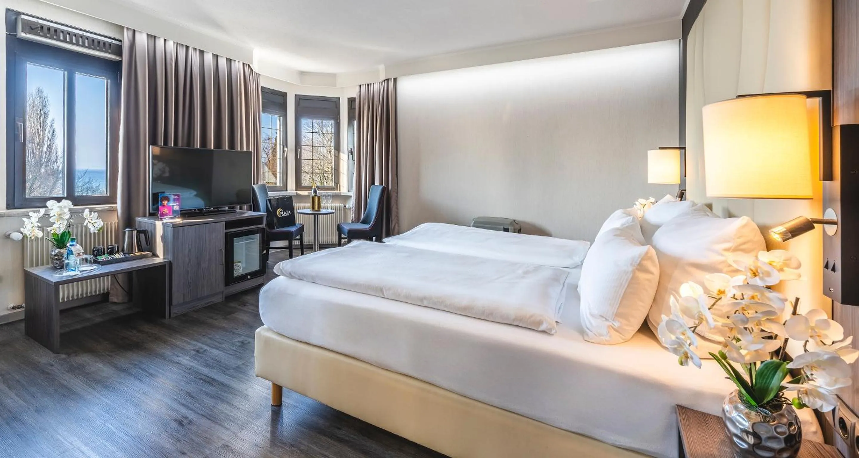 Photo of the whole room, Bed in PLAZA Hotel Buchhorner Hof