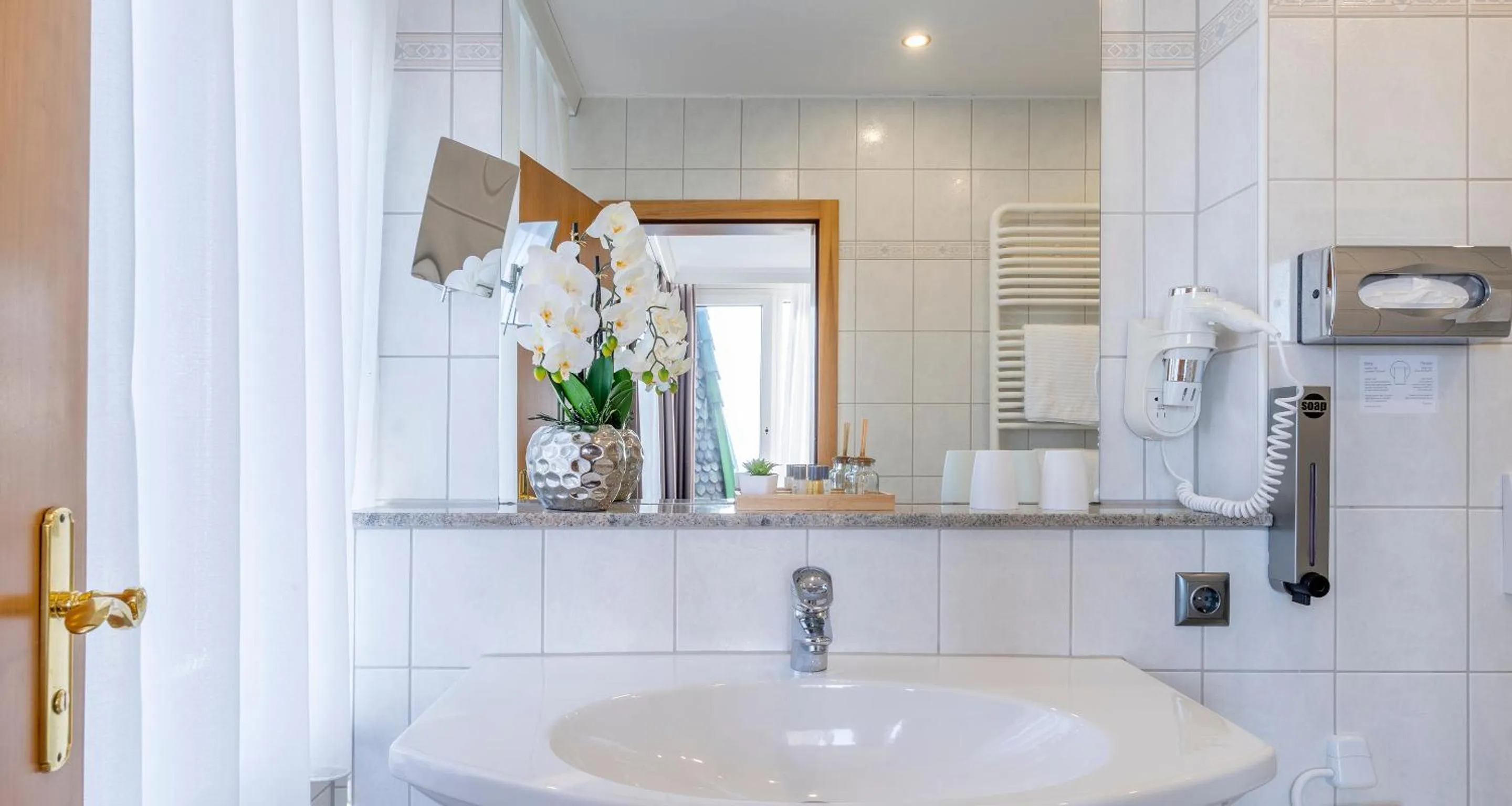 Bathroom in PLAZA Hotel Buchhorner Hof