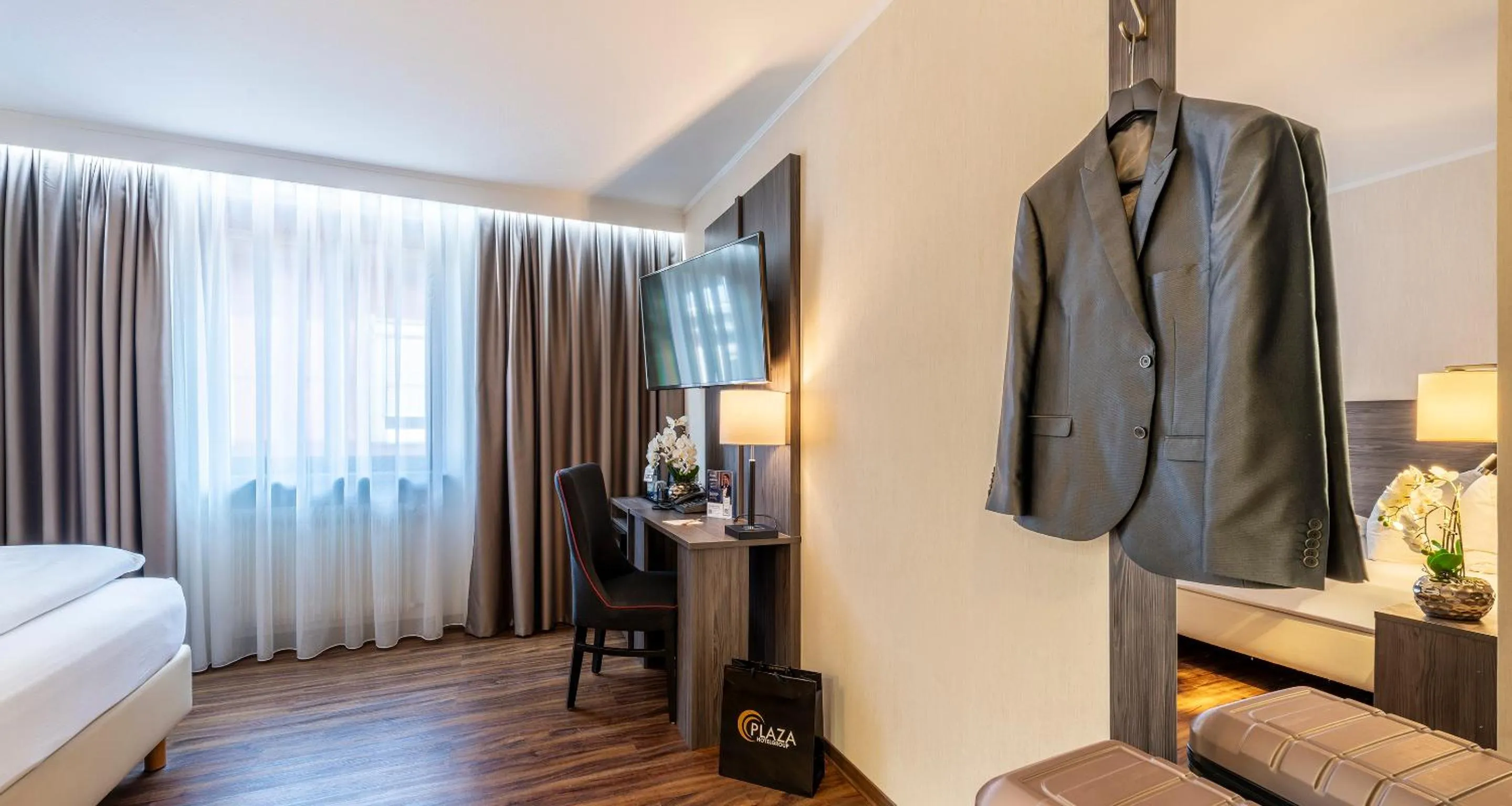 Photo of the whole room, Bed in PLAZA Hotel Buchhorner Hof