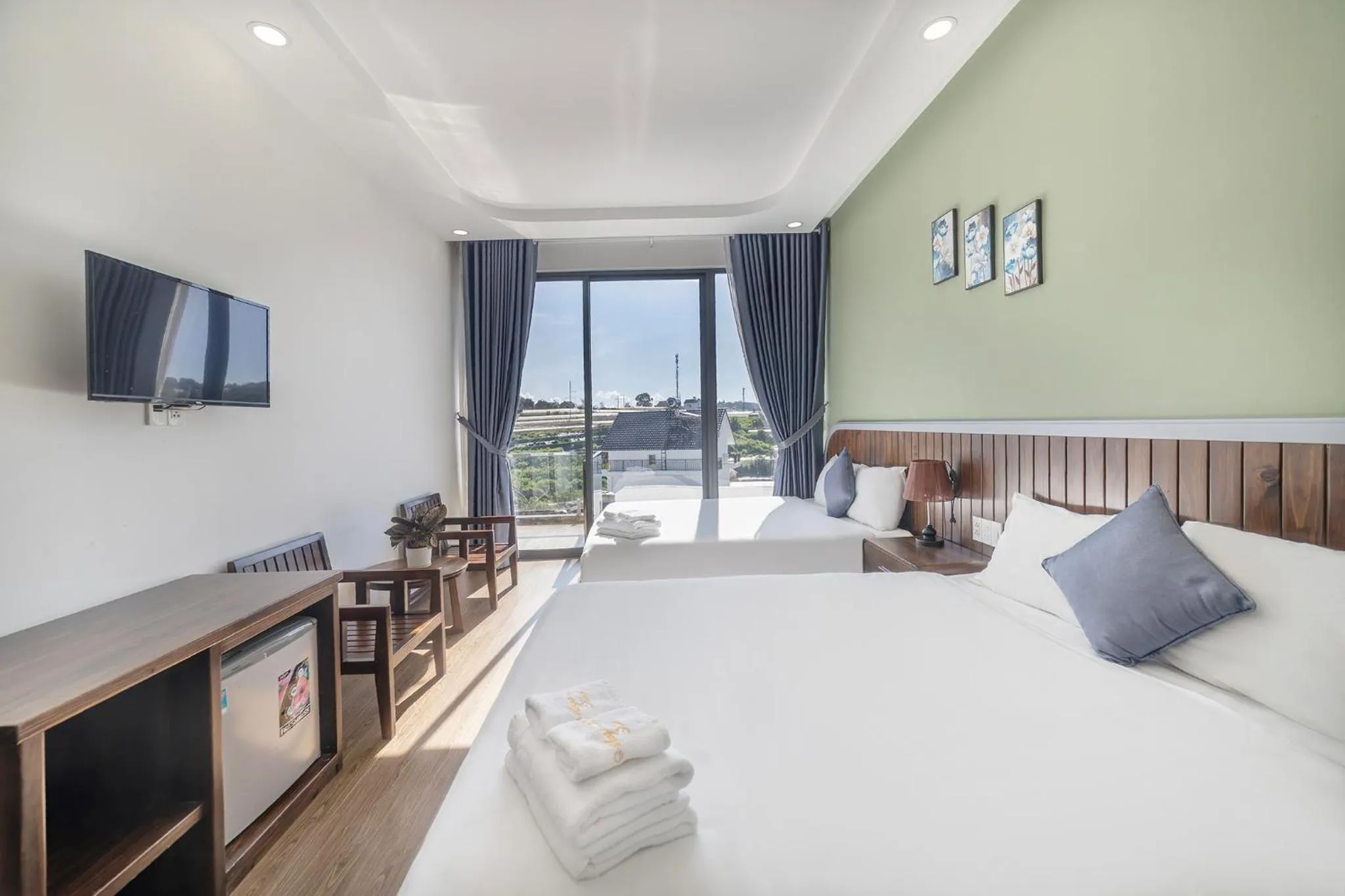 Bedroom, Bed in Mega Sky Dalat Hotel