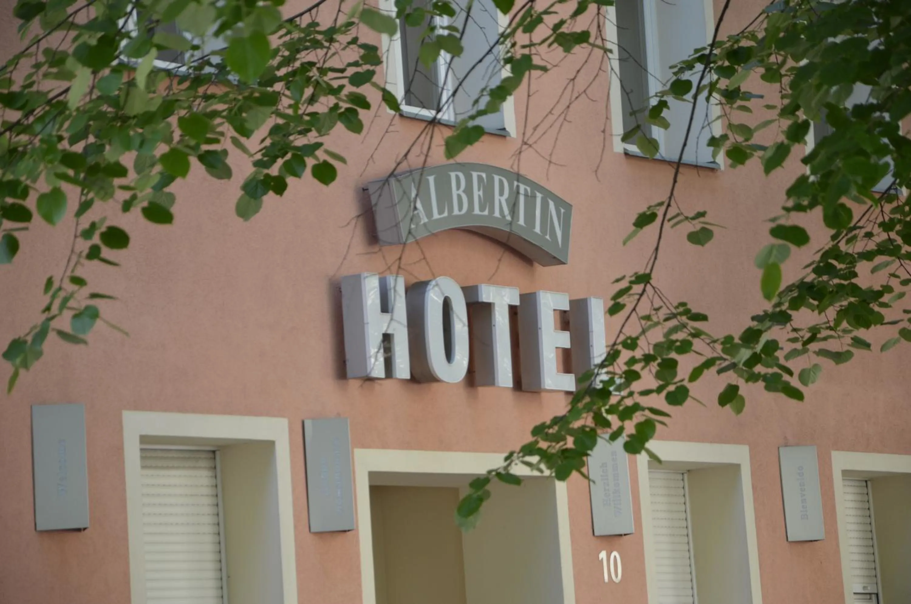 Facade/entrance in Hotel Albertin