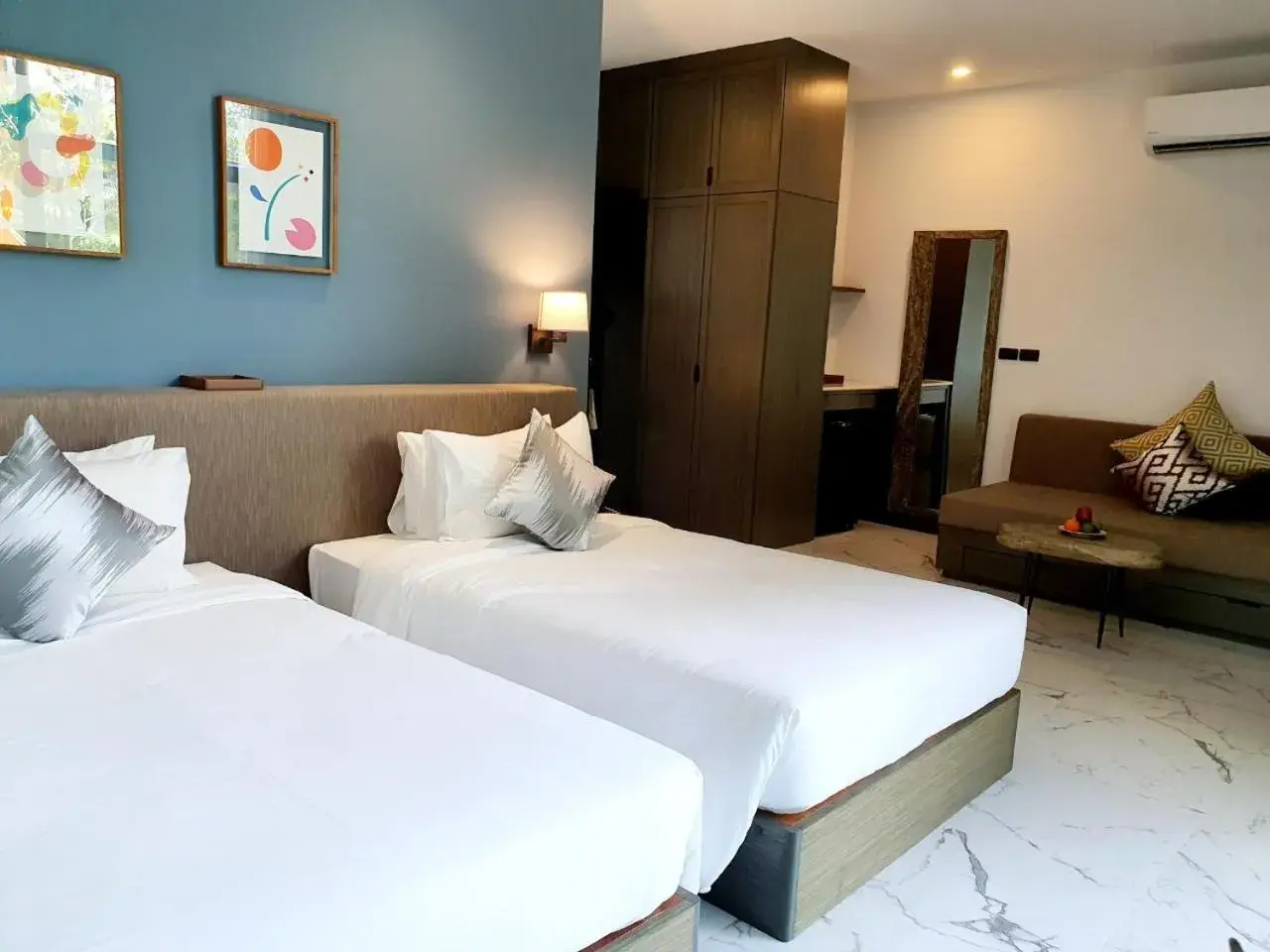 Corner Double or Twin Room in Sappaya Hotel By Lotus Valley Golf Resort Corner Double or Twin Room in Sappaya Hotel By Lotus Valley Golf Resort