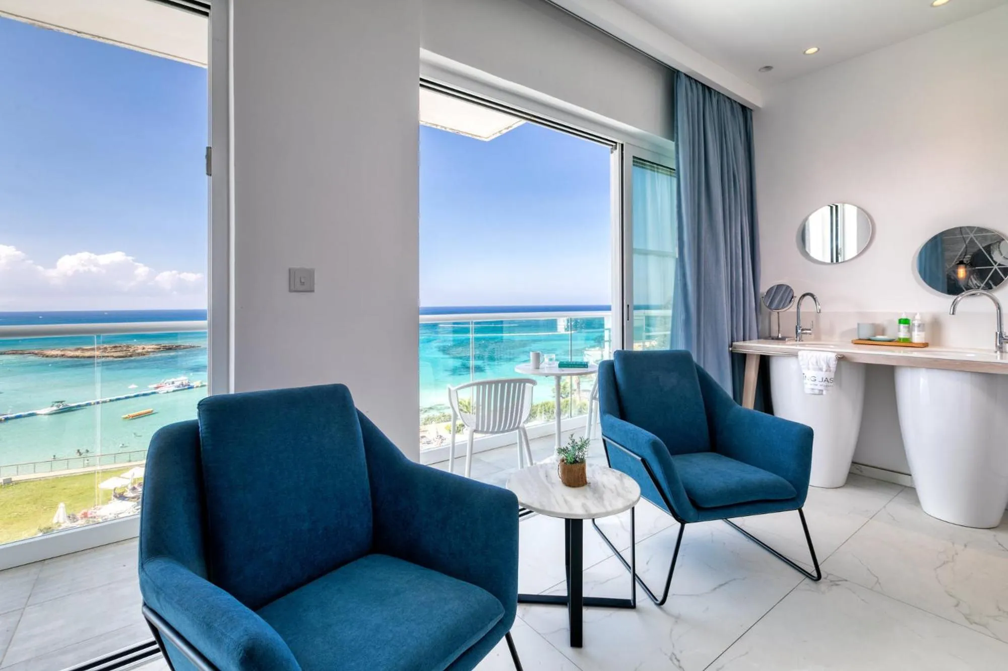 Balcony/Terrace in King Jason Protaras - Designed for Adults by Louis Hotels