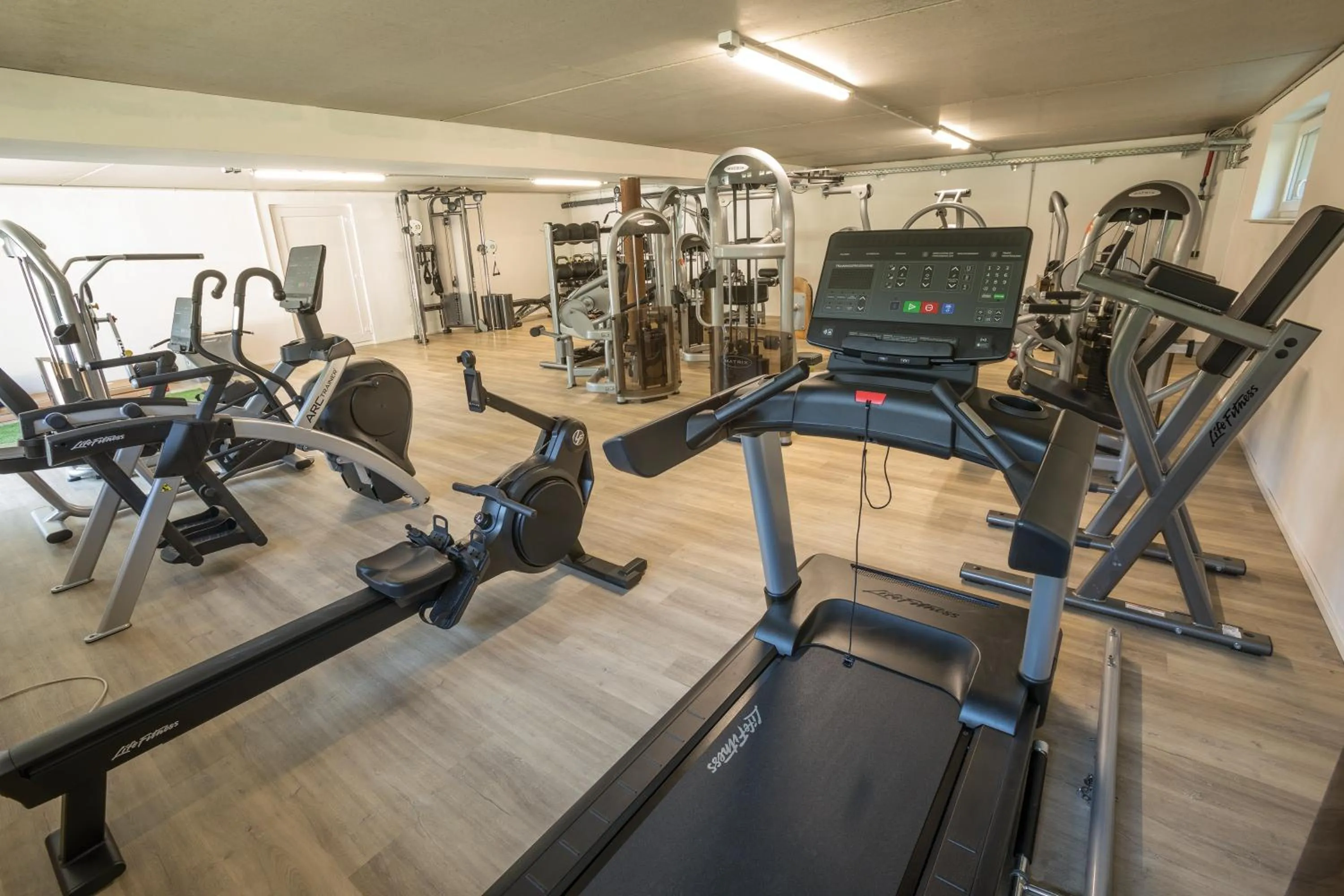 Fitness centre/facilities in Hotel Weiherhof am Golfpark