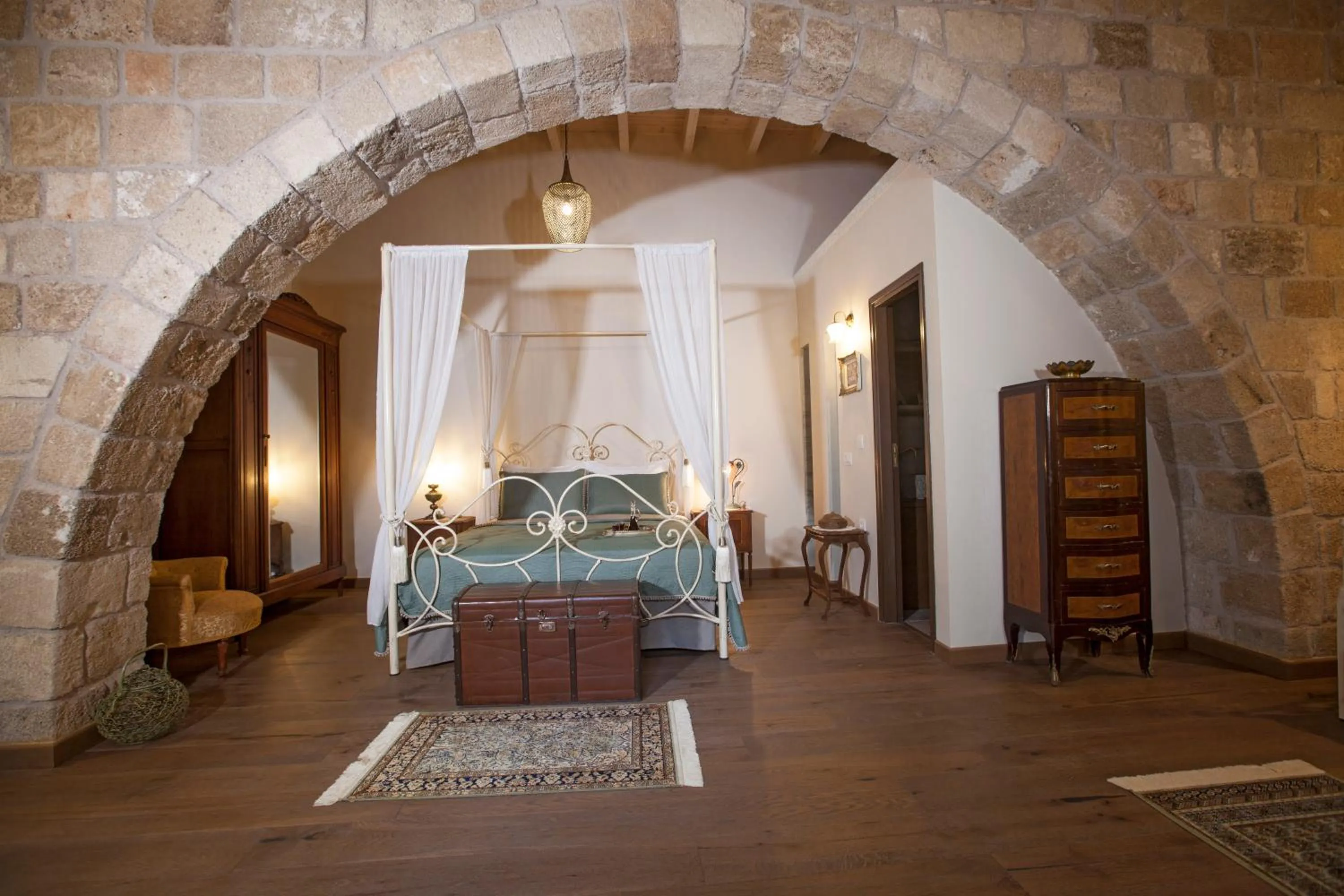 Photo of the whole room, Bed in Porolithos Boutique Hotel