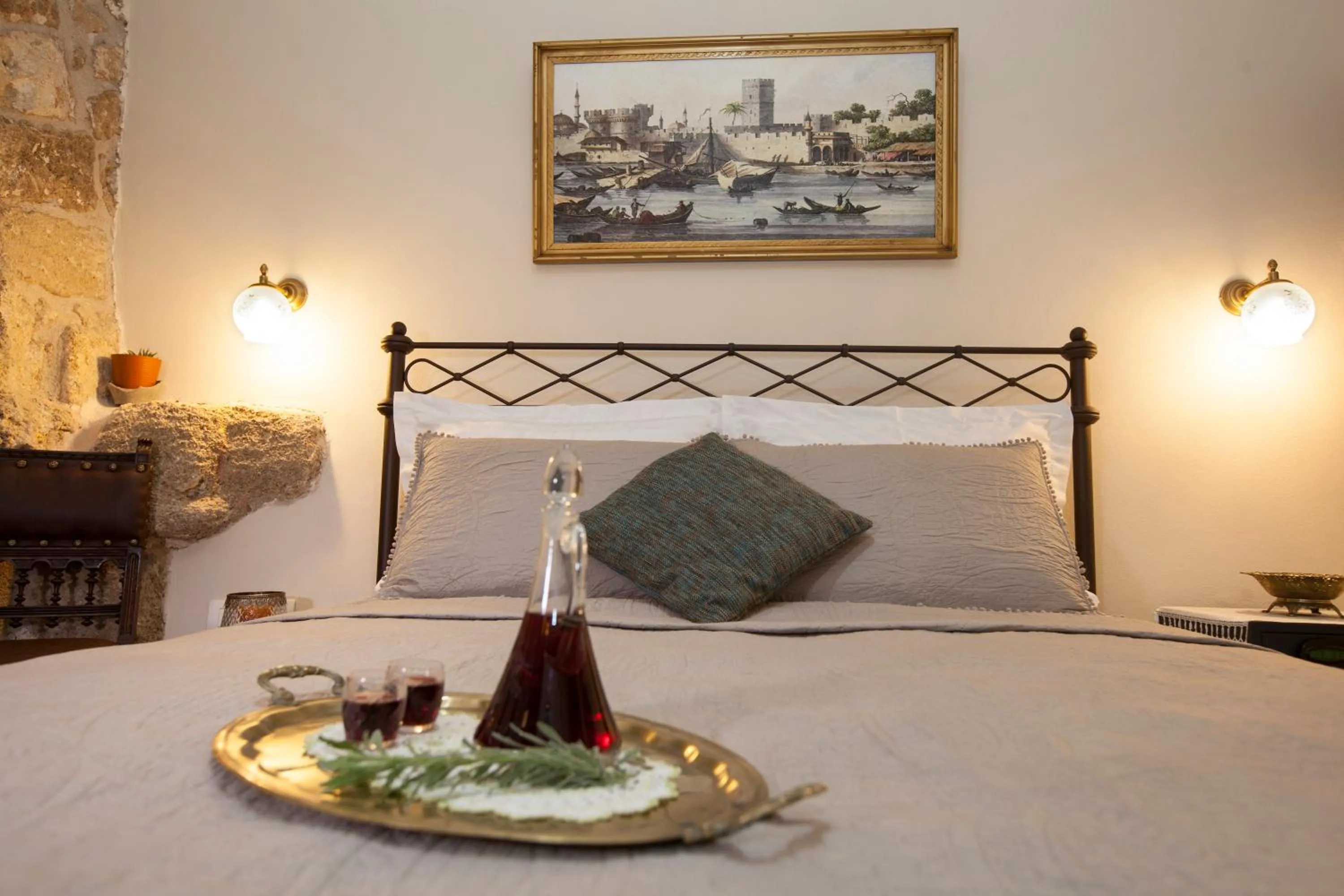 Bedroom, Bed in Porolithos Boutique Hotel