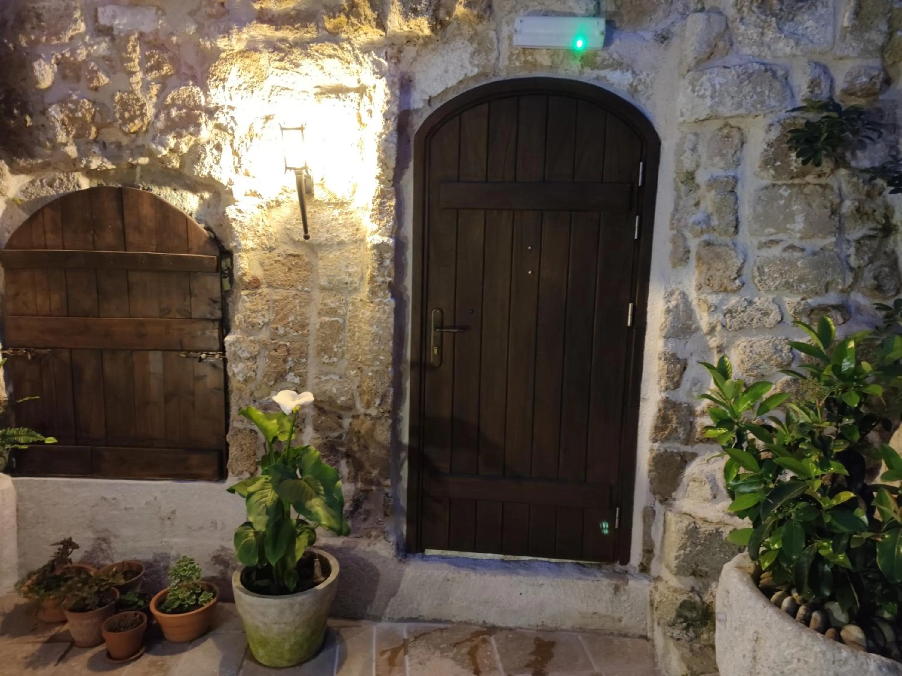 Facade/entrance in Porolithos Boutique Hotel