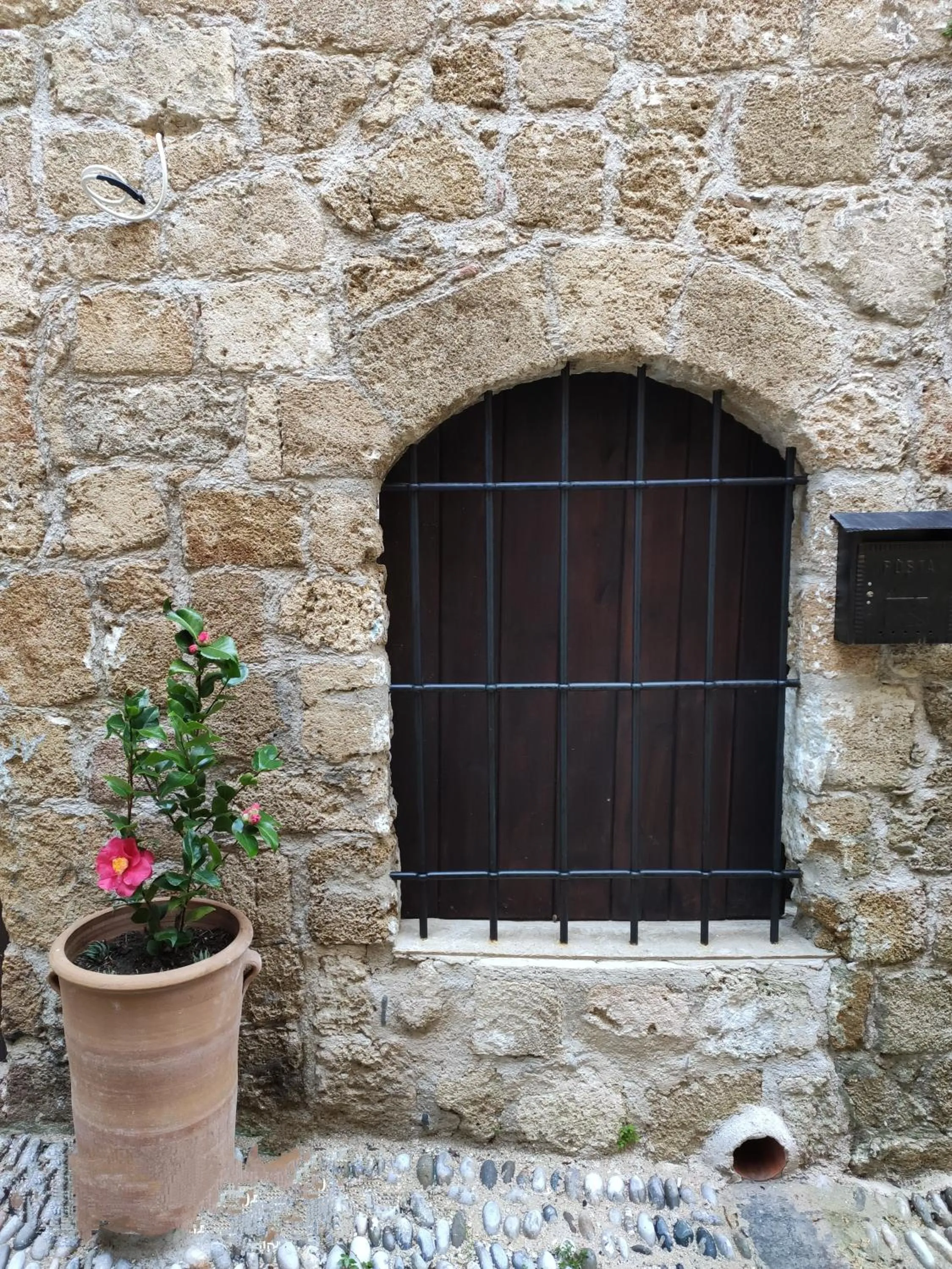 Facade/entrance in Porolithos Boutique Hotel